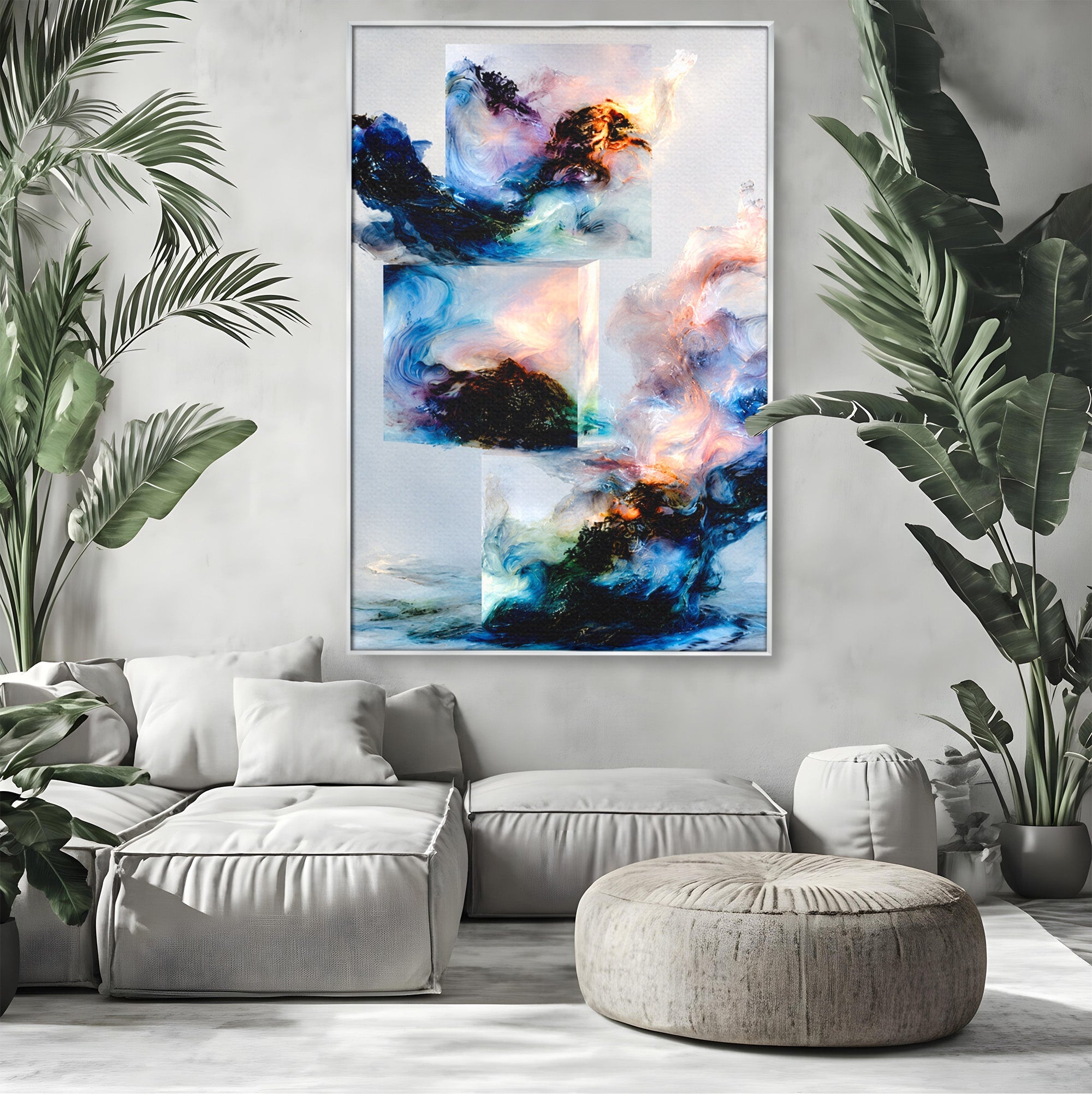 Tablou Canvas Premium LuxCanva® C1351, Vortex Abstract, Abstract, Vortex, Modern, Living, Dormitor, Culori Vibrante