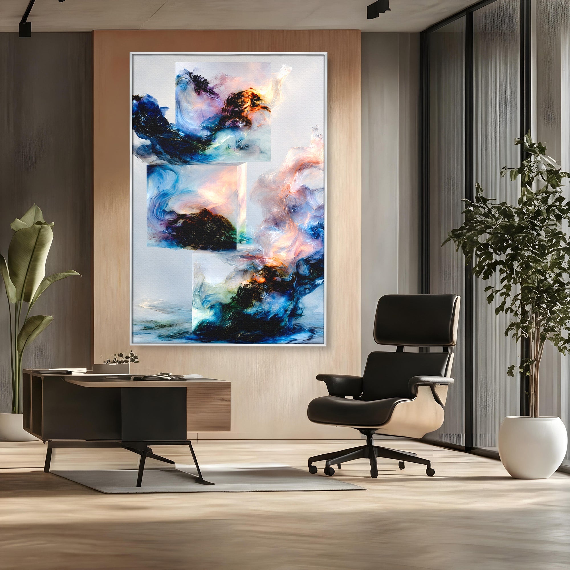 Tablou Canvas Premium LuxCanva® C1351, Vortex Abstract, Abstract, Vortex, Modern, Living, Dormitor, Culori Vibrante