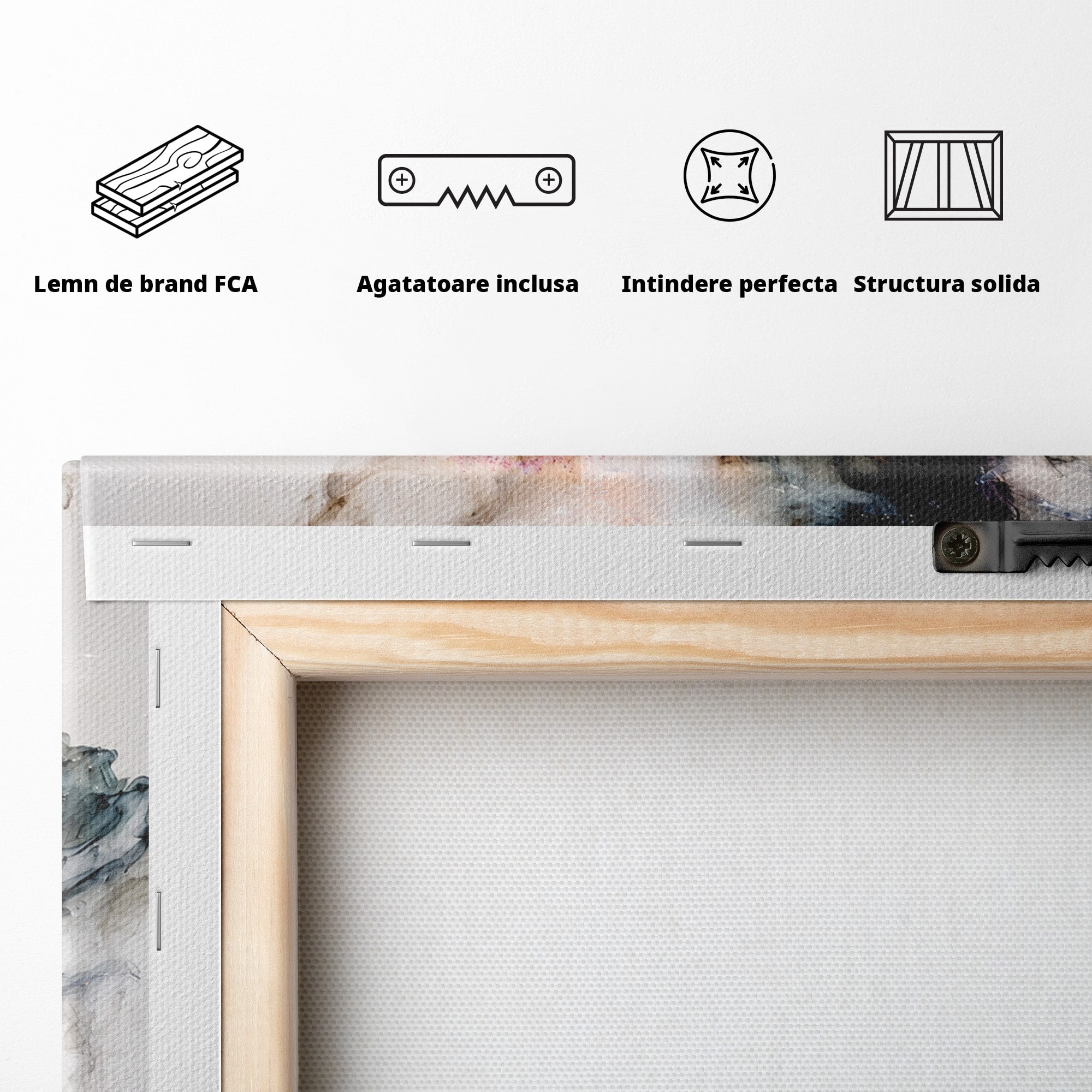 Tablou Canvas Premium LuxCanva® C1352, Arborele Mistic, Arbore, Mistic, Abstract, Living, Contemporan, Culori Vibrante