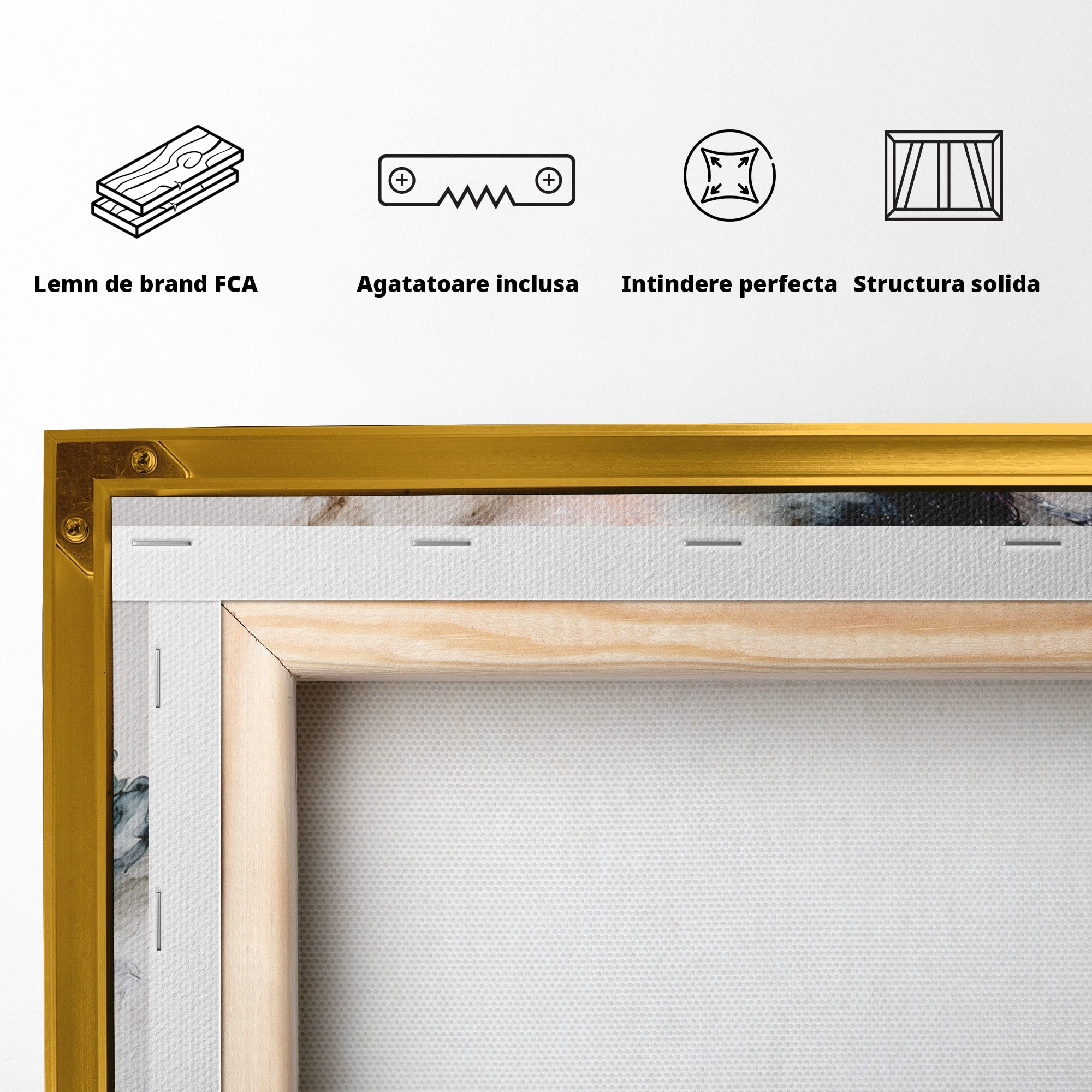 Tablou Canvas Premium LuxCanva® C1352, Arborele Mistic, Arbore, Mistic, Abstract, Living, Contemporan, Culori Vibrante