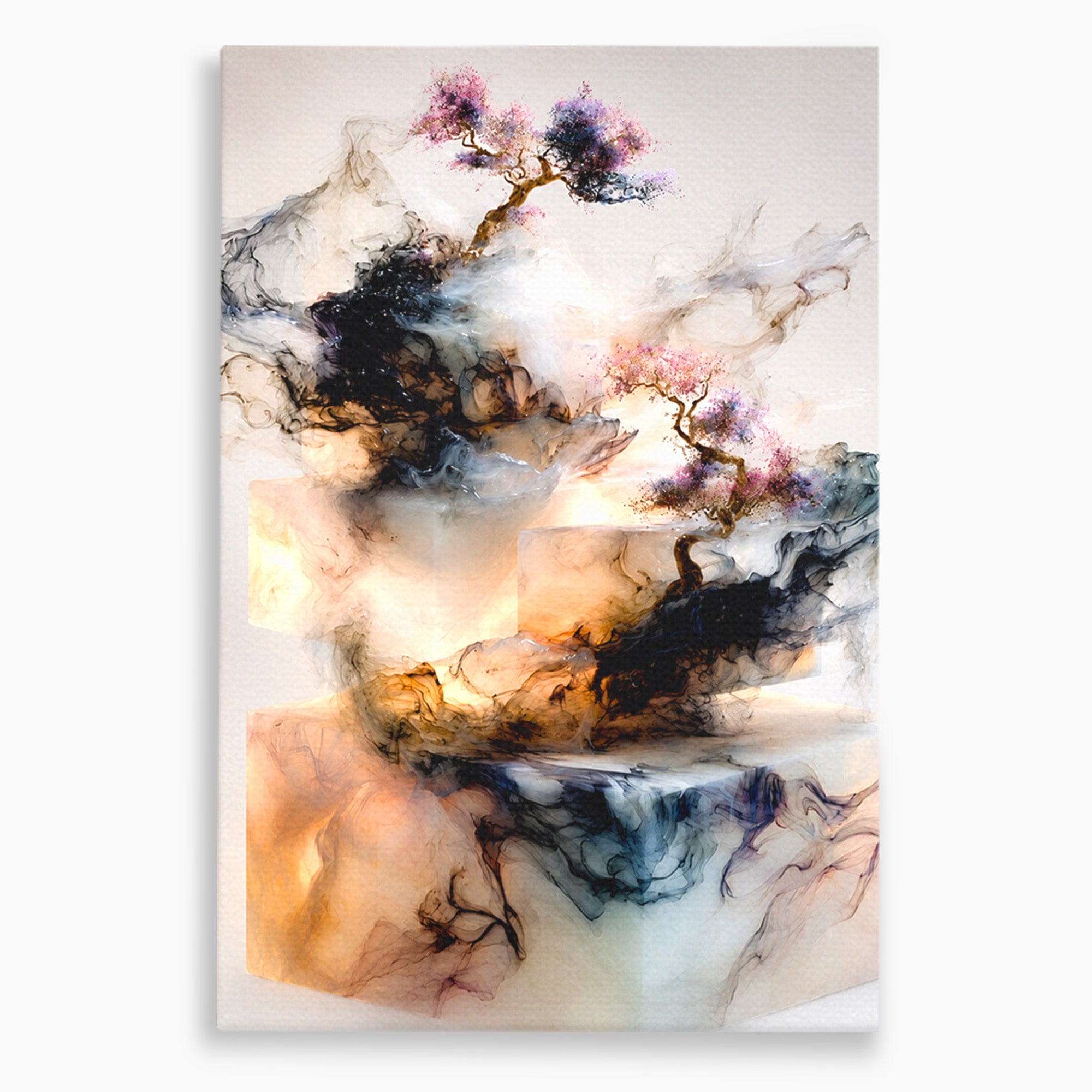 Tablou Canvas Premium LuxCanva® C1352, Arborele Mistic, Arbore, Mistic, Abstract, Living, Contemporan, Culori Vibrante
