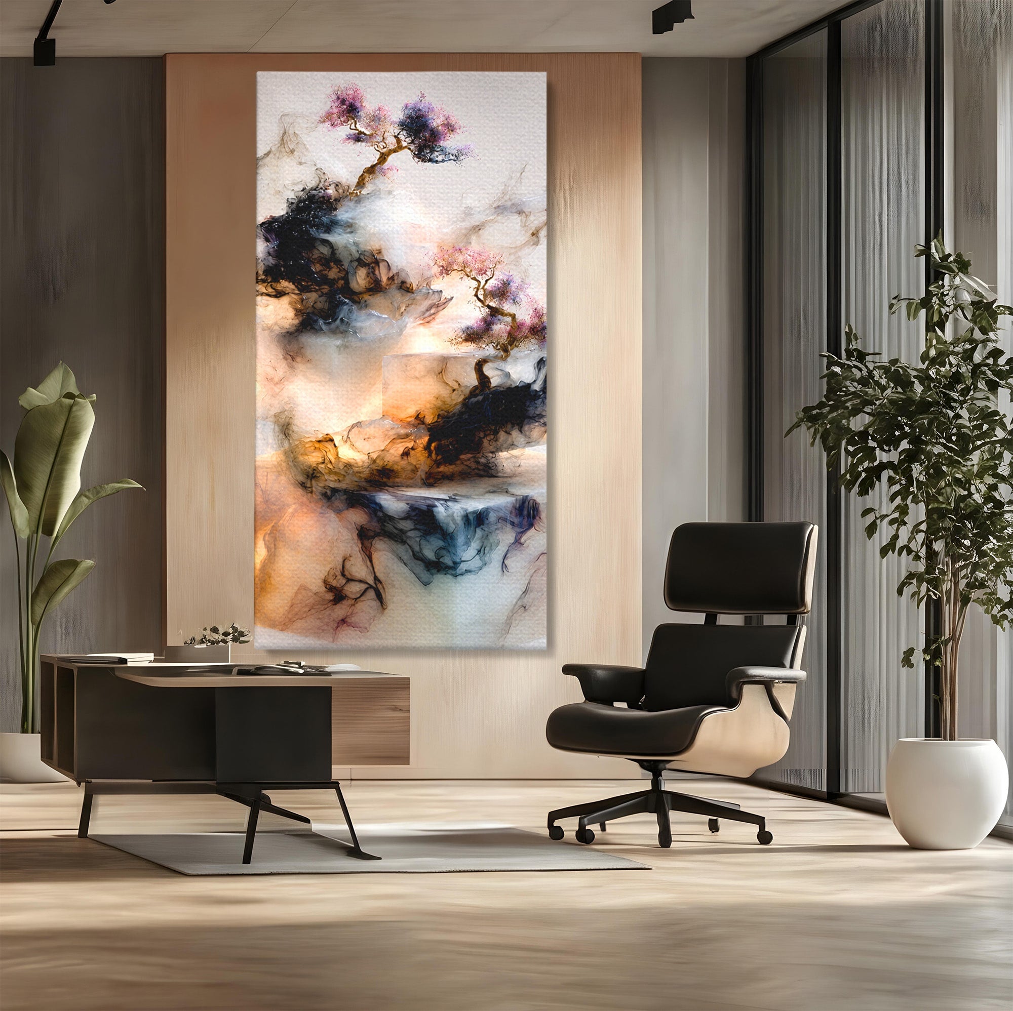 Tablou Canvas Premium LuxCanva® C1352, Arborele Mistic, Arbore, Mistic, Abstract, Living, Contemporan, Culori Vibrante