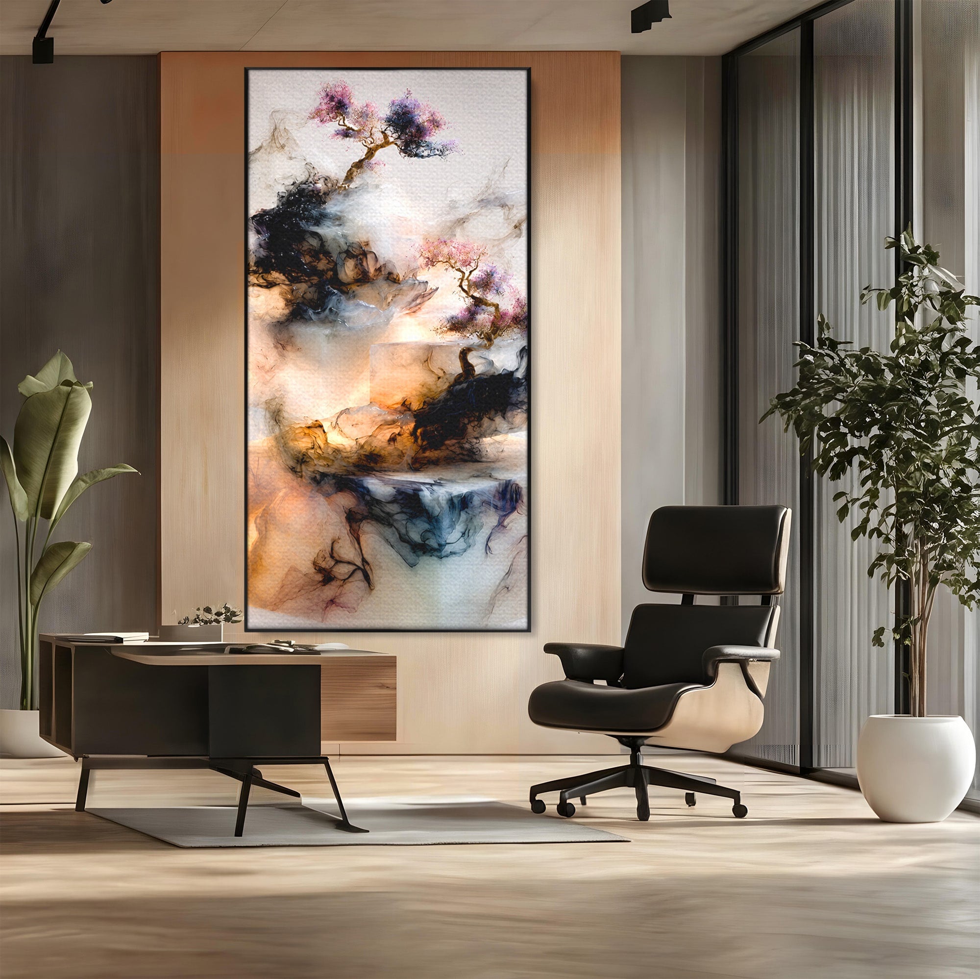Tablou Canvas Premium LuxCanva® C1352, Arborele Mistic, Arbore, Mistic, Abstract, Living, Contemporan, Culori Vibrante