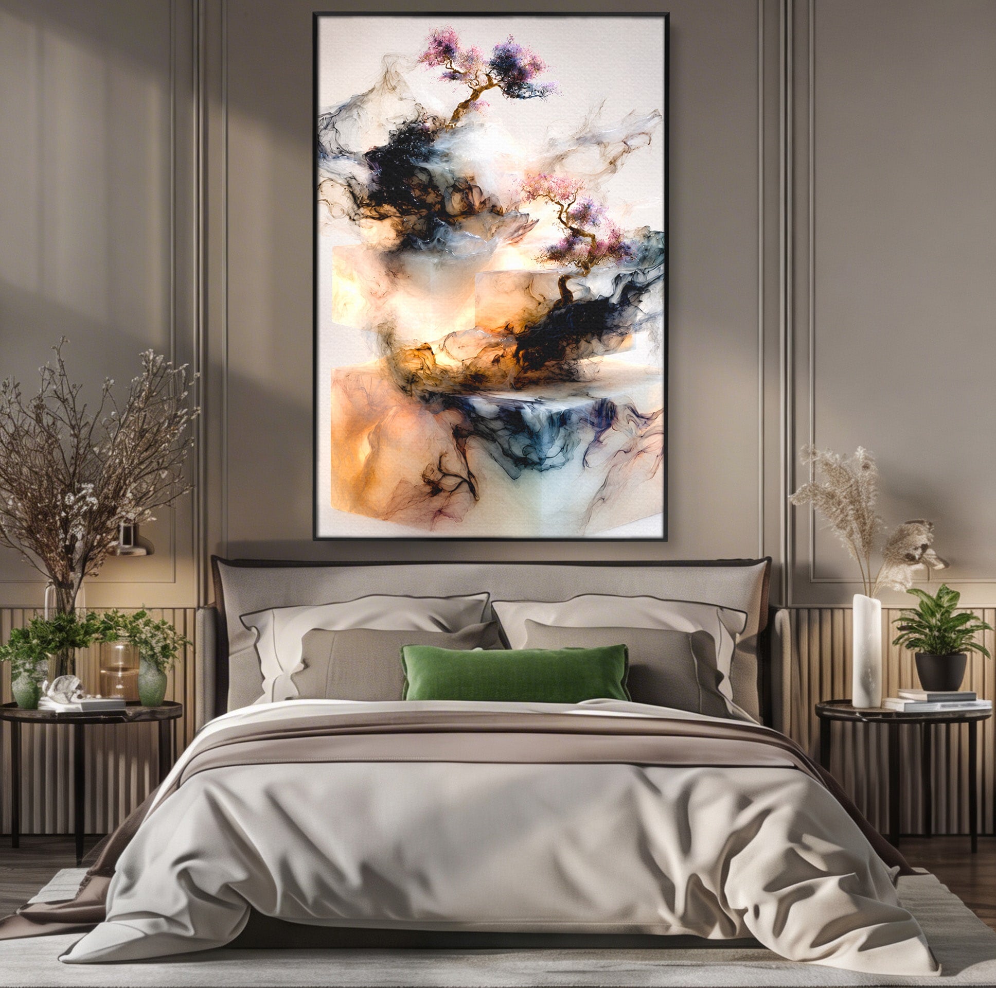 Tablou Canvas Premium LuxCanva® C1352, Arborele Mistic, Arbore, Mistic, Abstract, Living, Contemporan, Culori Vibrante