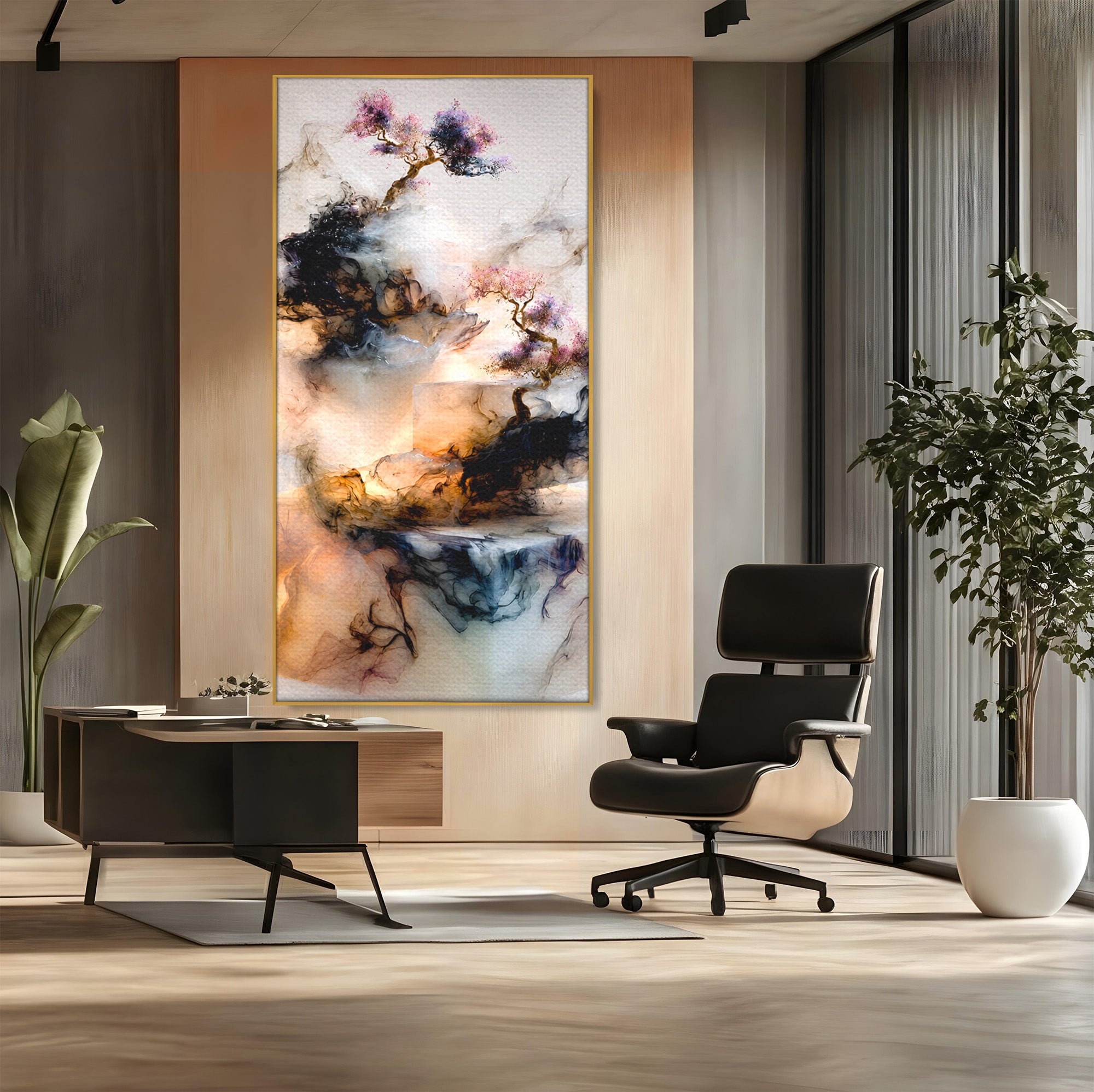Tablou Canvas Premium LuxCanva® C1352, Arborele Mistic, Arbore, Mistic, Abstract, Living, Contemporan, Culori Vibrante