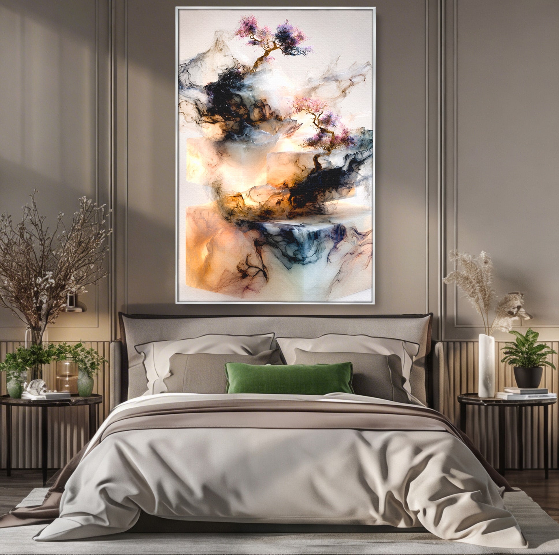 Tablou Canvas Premium LuxCanva® C1352, Arborele Mistic, Arbore, Mistic, Abstract, Living, Contemporan, Culori Vibrante