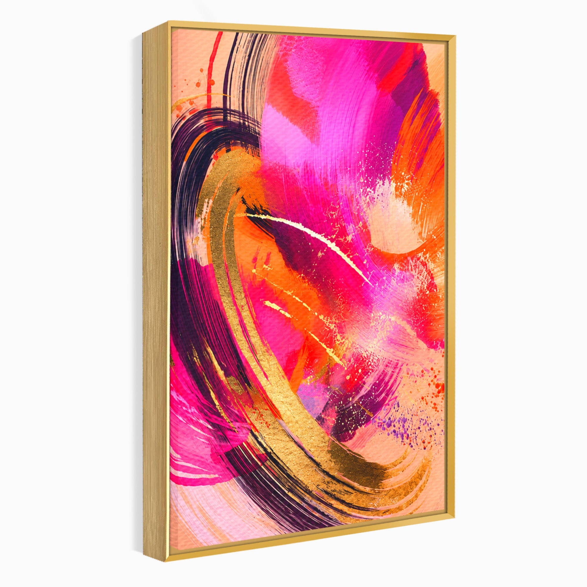 Tablou Canvas Premium LuxCanva® C1353, Energie Abstracta, Abstract, Modern, Dinamism, Arta Contemporana, Living, Culori Vibrante
