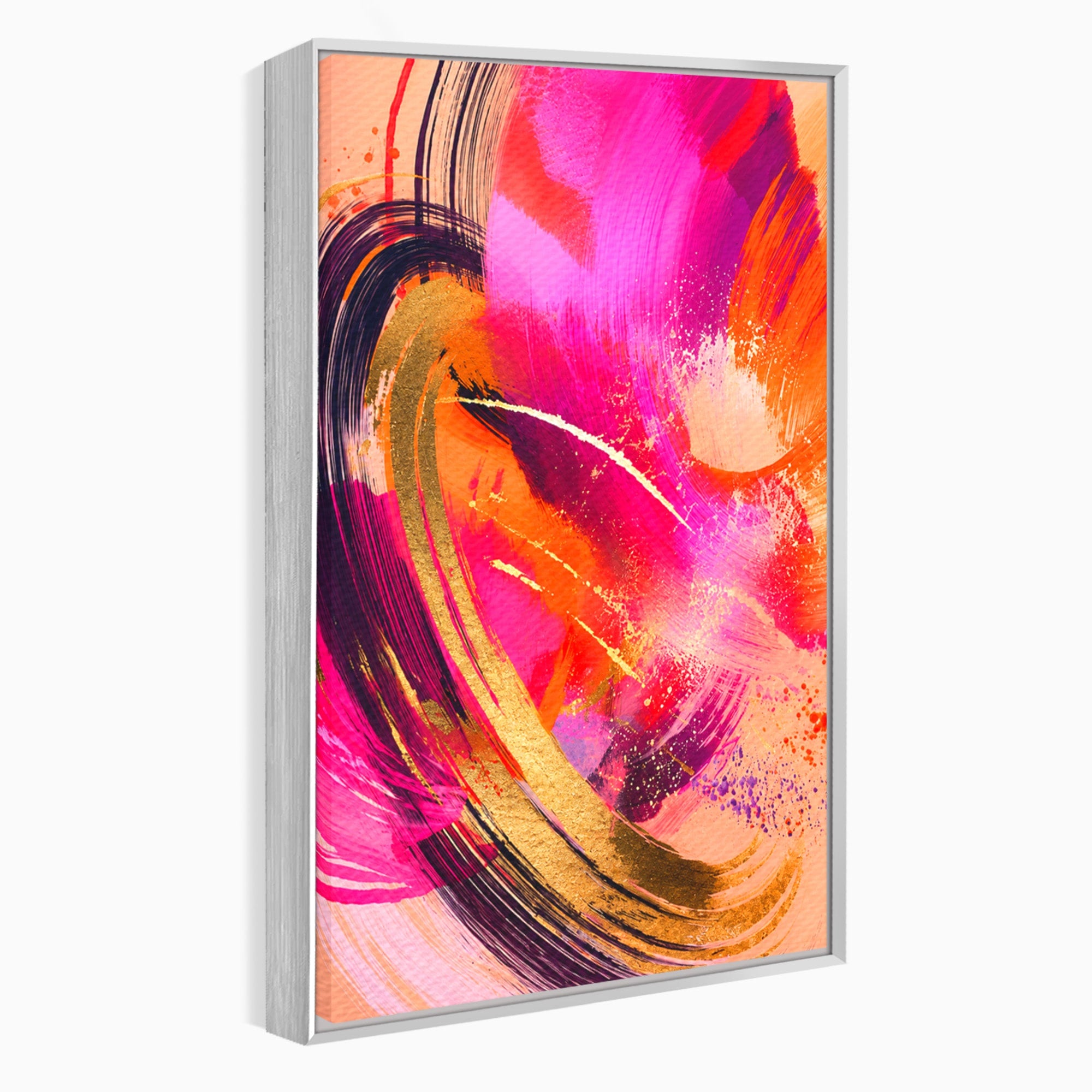 Tablou Canvas Premium LuxCanva® C1353, Energie Abstracta, Abstract, Modern, Dinamism, Arta Contemporana, Living, Culori Vibrante