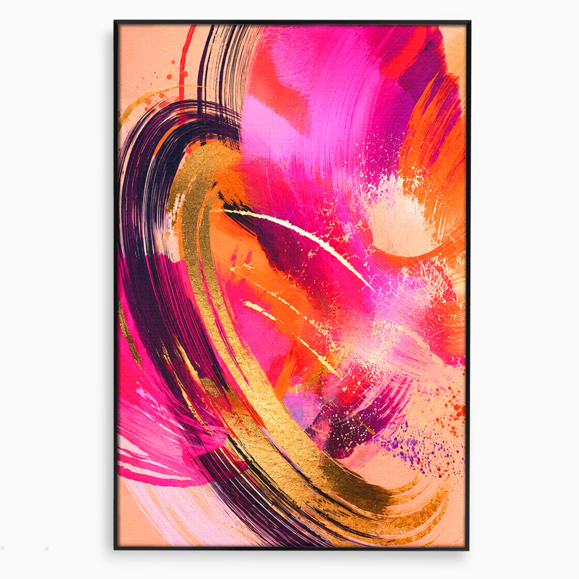 Tablou Canvas Premium LuxCanva® C1353, Energie Abstracta, Abstract, Modern, Dinamism, Arta Contemporana, Living, Culori Vibrante