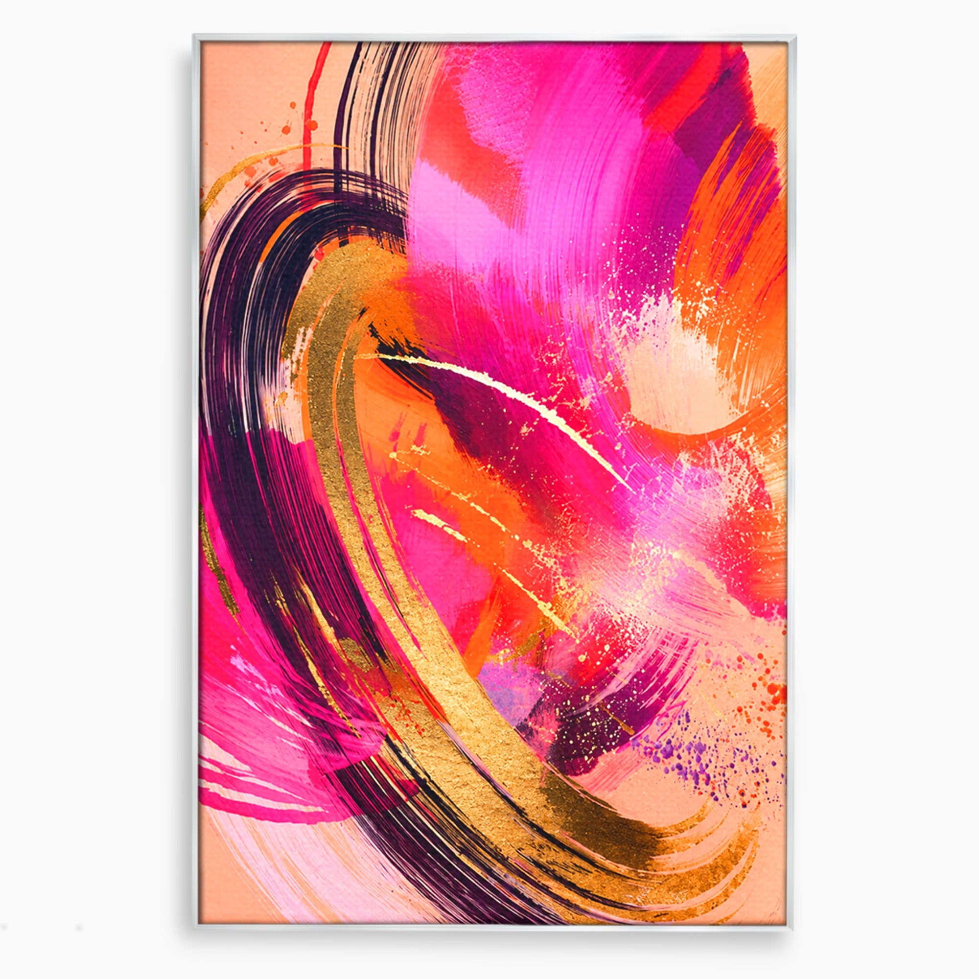 Tablou Canvas Premium LuxCanva® C1353, Energie Abstracta, Abstract, Modern, Dinamism, Arta Contemporana, Living, Culori Vibrante