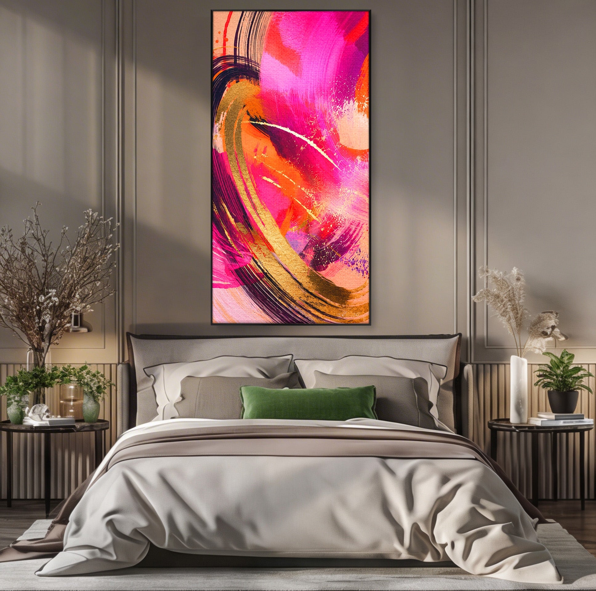 Tablou Canvas Premium LuxCanva® C1353, Energie Abstracta, Abstract, Modern, Dinamism, Arta Contemporana, Living, Culori Vibrante