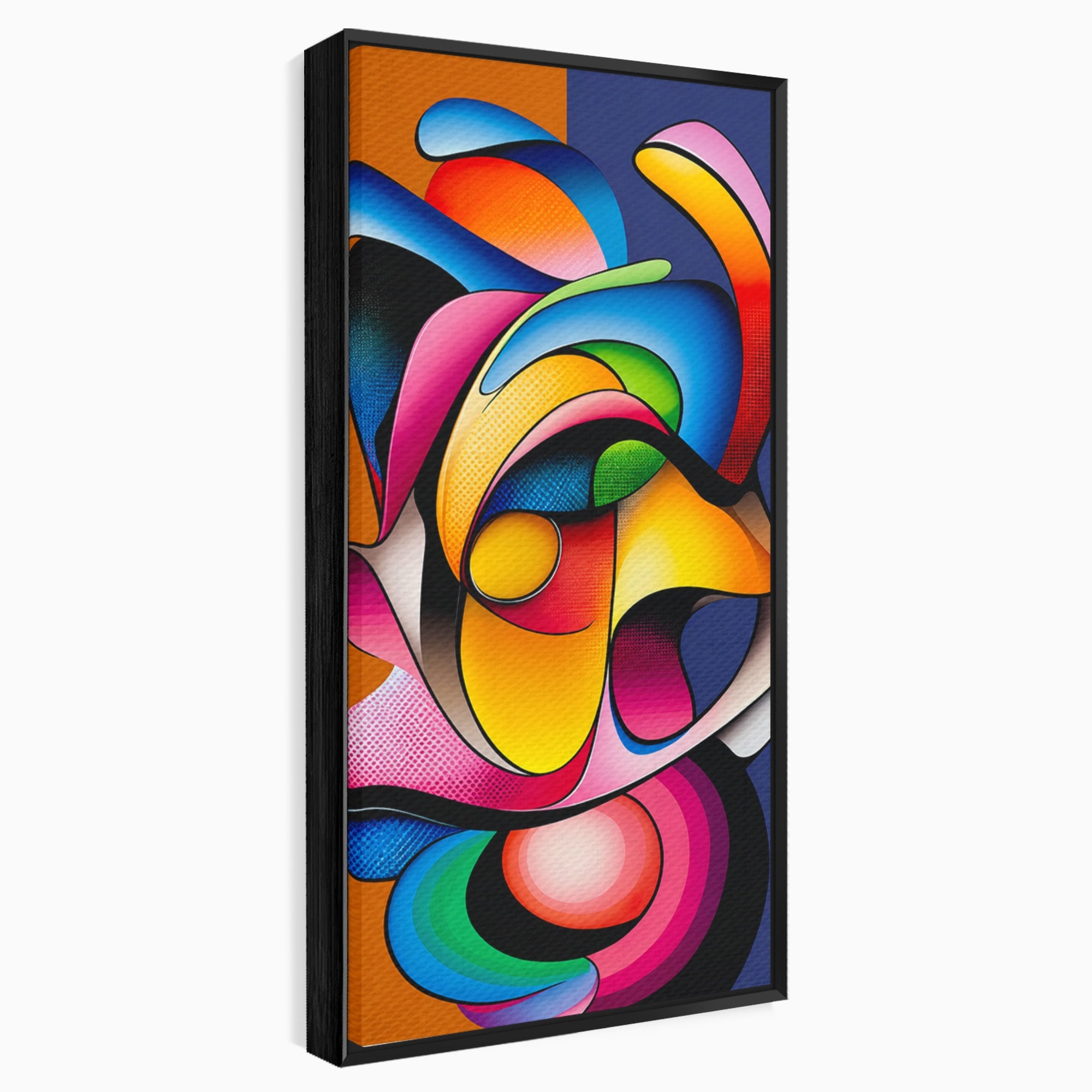 Tablou Canvas Premium LuxCanva® C1355, Abstract Dinamic, Abstract, Modern, Arta Contemporana, Energetic, Living, Culori Vibrante