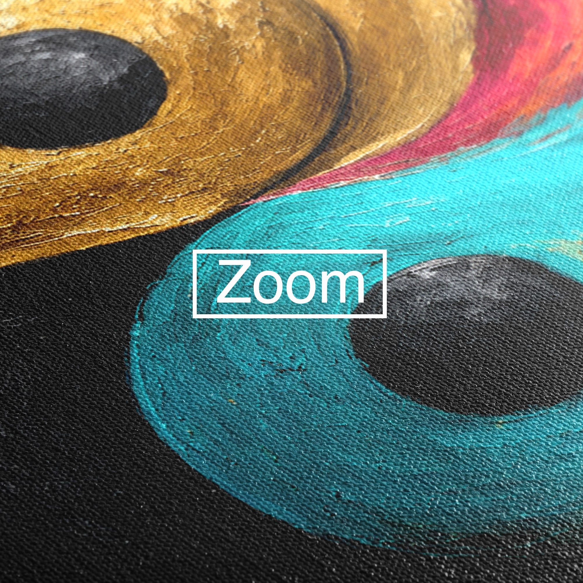 Tablou Canvas Premium LuxCanva® C1357, Echilibrul Yin Si Yang, Yin Yang, Abstract, Energie, Armonie, Living, Culori Vibrante