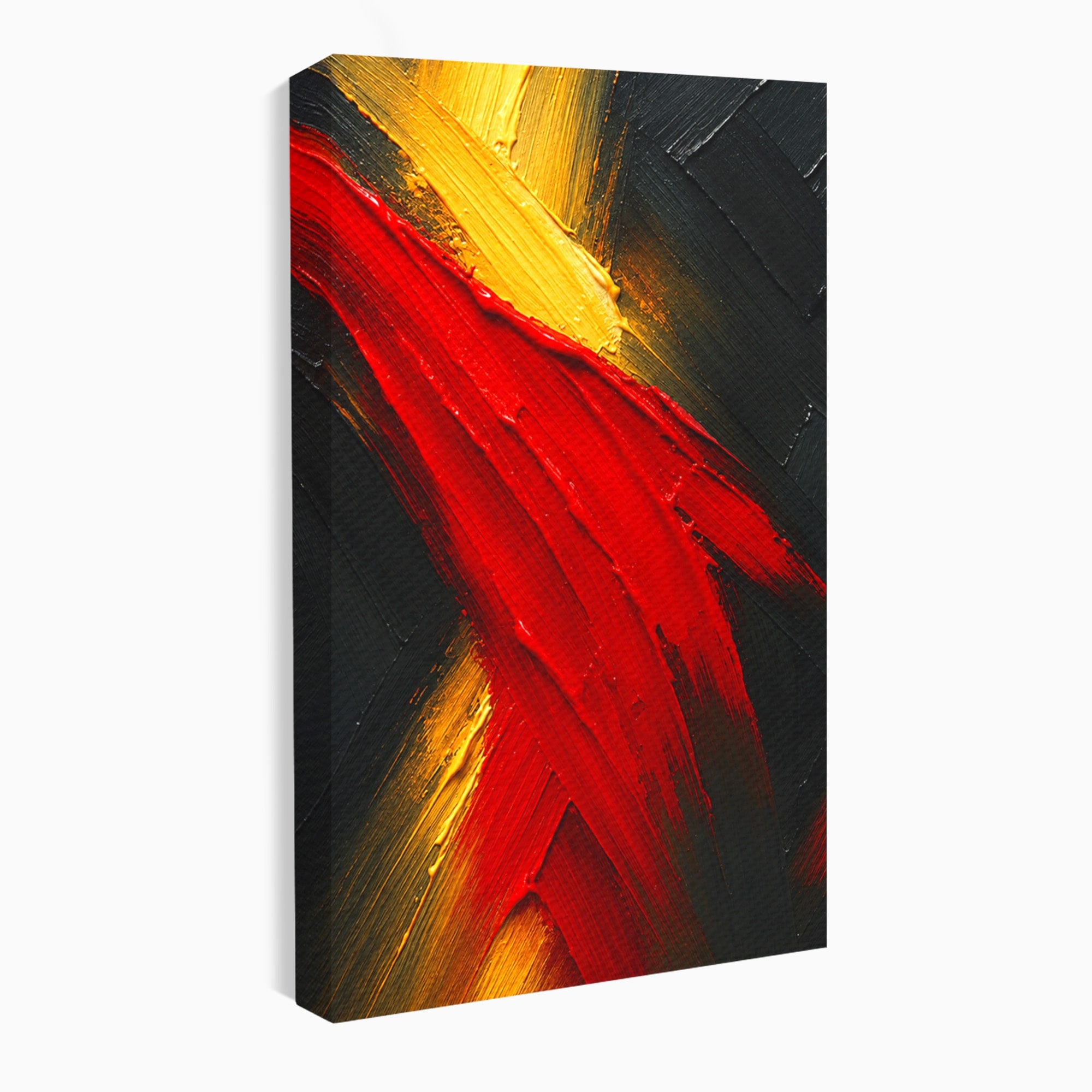 Tablou Canvas Premium LuxCanva® C1363, Explozie Abstracta, Abstract, Arta Moderna, Dramatic, Textura, Living, Birou, Culori Vibrante