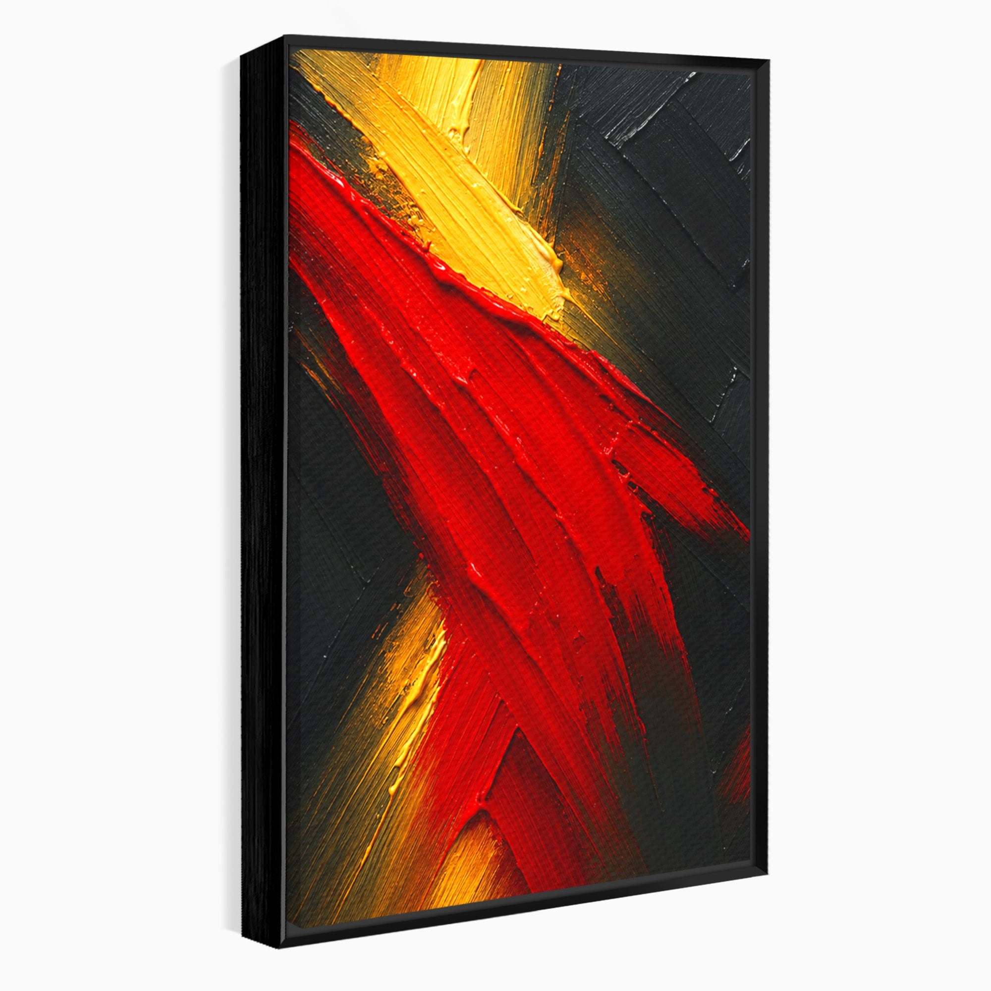 Tablou Canvas Premium LuxCanva® C1363, Explozie Abstracta, Abstract, Arta Moderna, Dramatic, Textura, Living, Birou, Culori Vibrante
