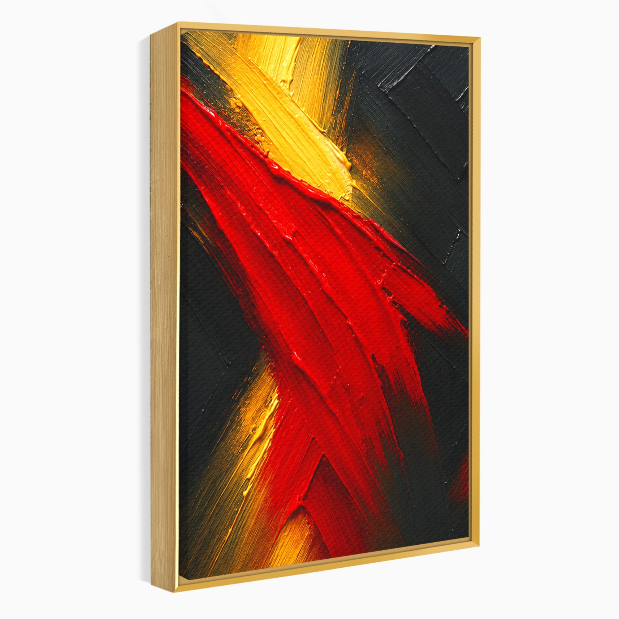 Tablou Canvas Premium LuxCanva® C1363, Explozie Abstracta, Abstract, Arta Moderna, Dramatic, Textura, Living, Birou, Culori Vibrante