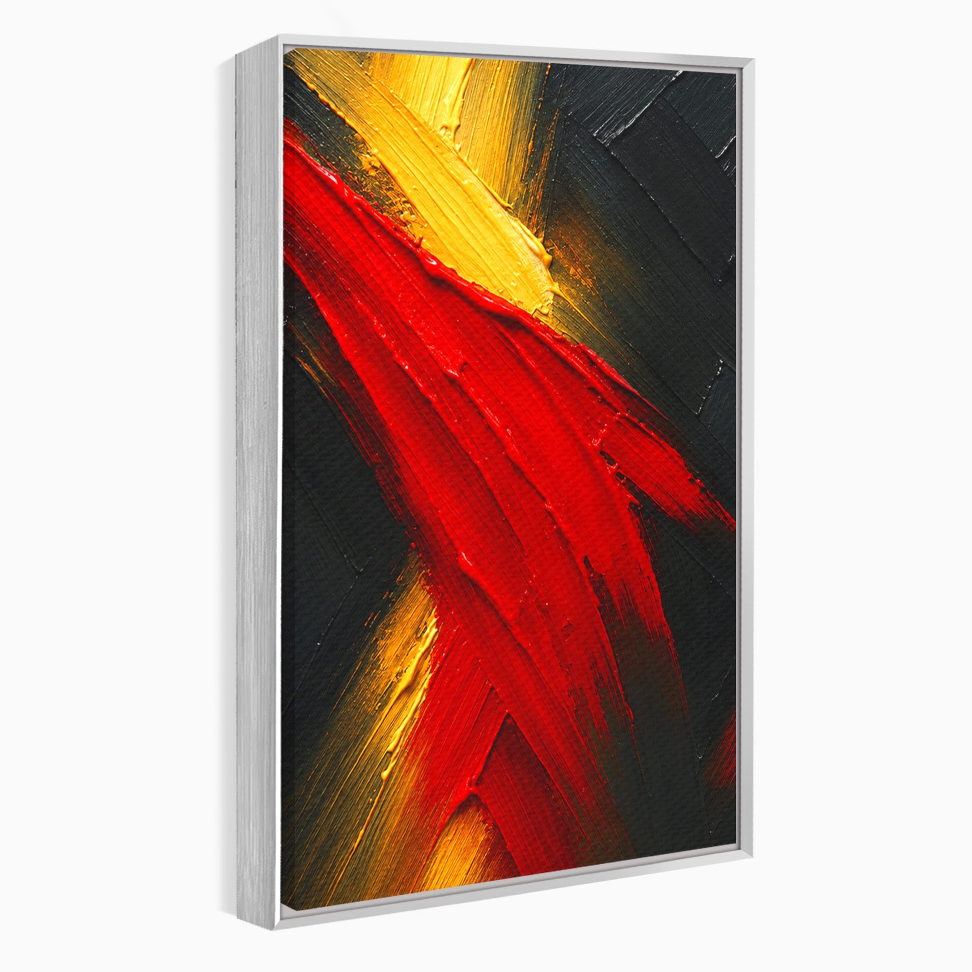 Tablou Canvas Premium LuxCanva® C1363, Explozie Abstracta, Abstract, Arta Moderna, Dramatic, Textura, Living, Birou, Culori Vibrante