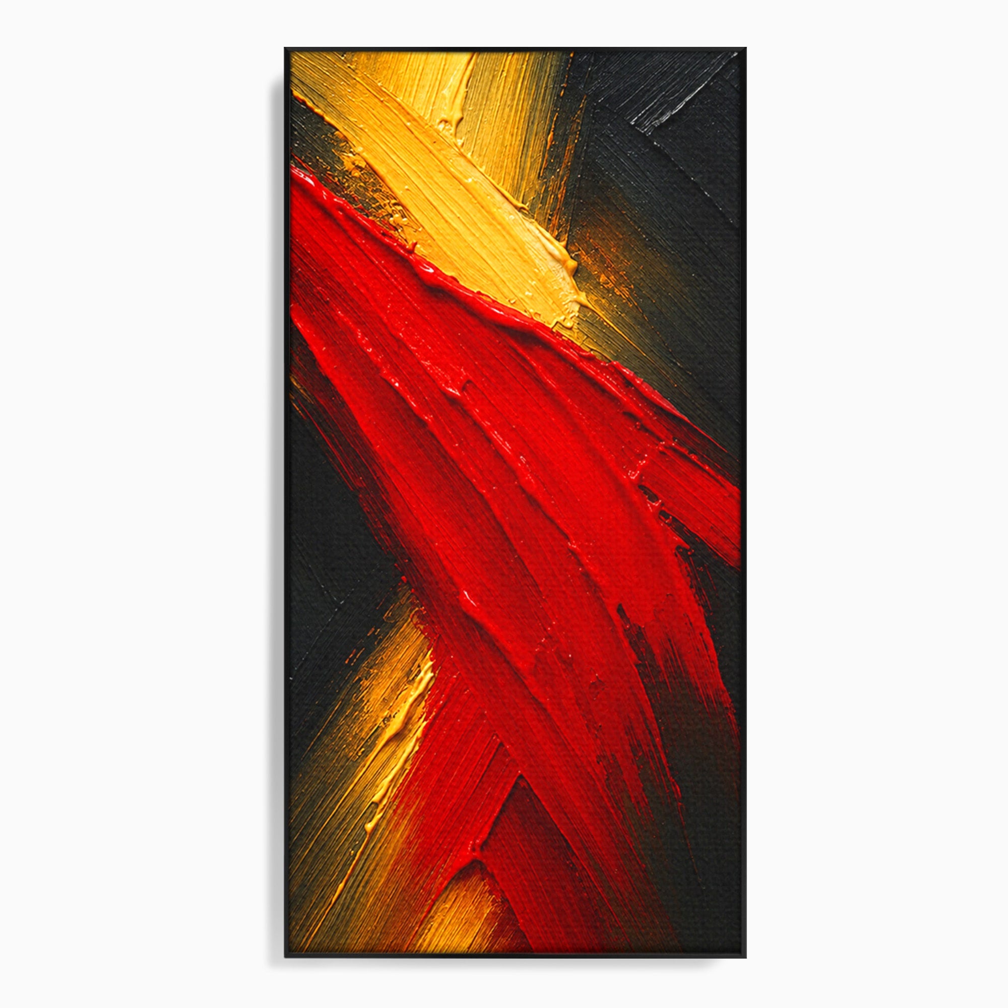 Tablou Canvas Premium LuxCanva® C1363, Explozie Abstracta, Abstract, Arta Moderna, Dramatic, Textura, Living, Birou, Culori Vibrante
