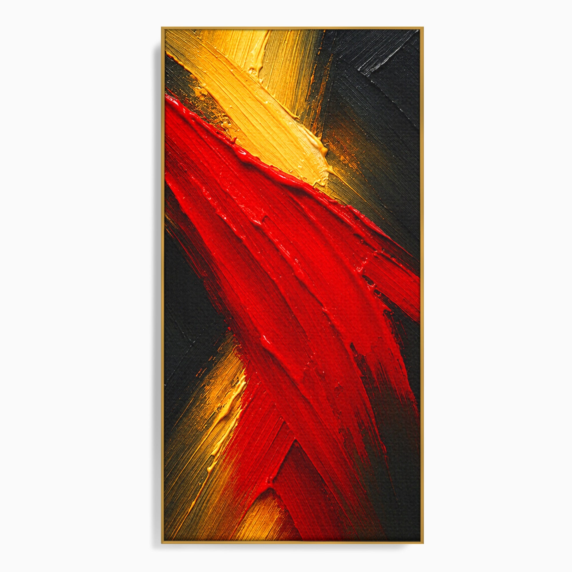 Tablou Canvas Premium LuxCanva® C1363, Explozie Abstracta, Abstract, Arta Moderna, Dramatic, Textura, Living, Birou, Culori Vibrante