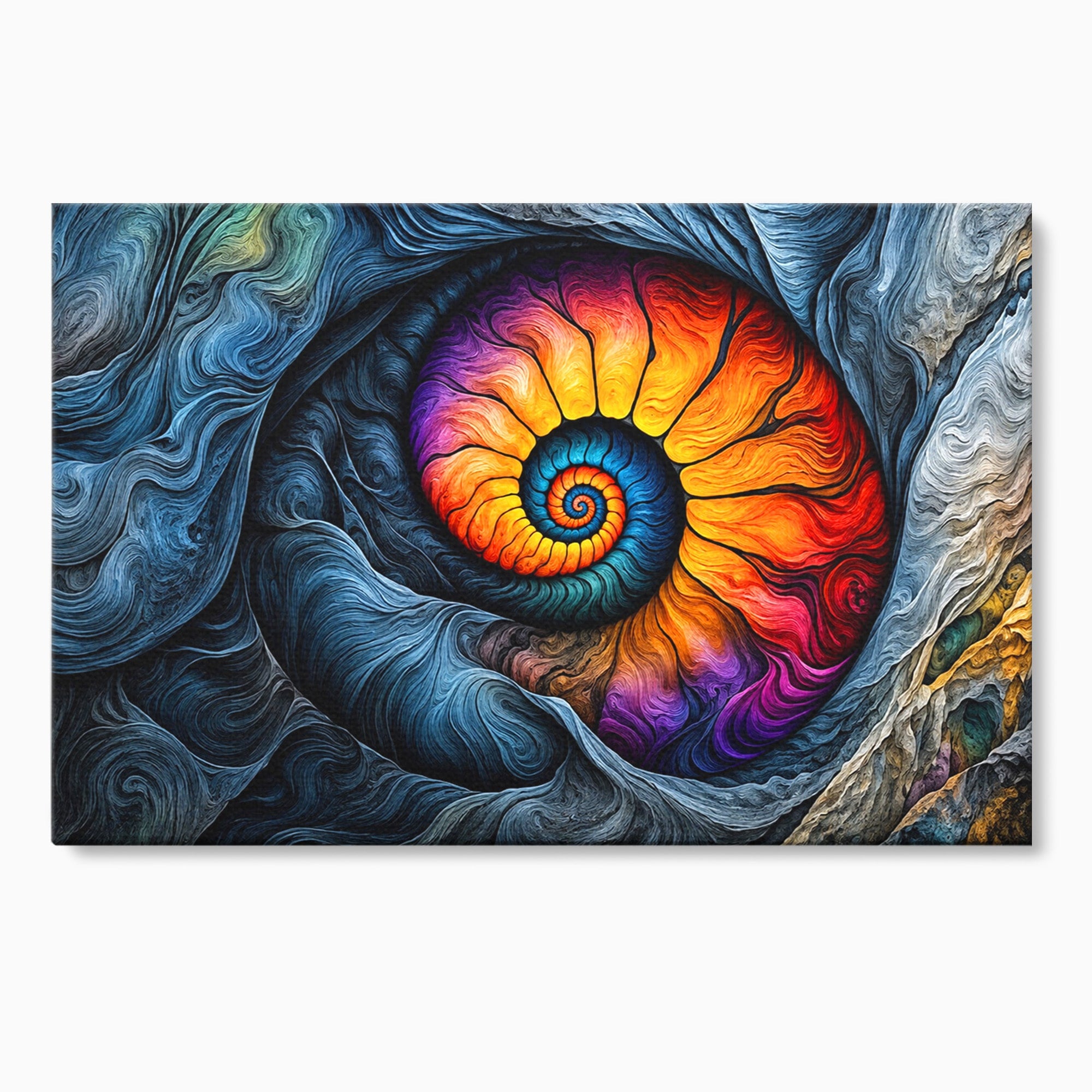 Tablou Canvas Premium LuxCanva® C1367, Spirala Infinitului, Spirala, Abstract, Mister, Vise, Dormitor, Living, Culori Vibrante