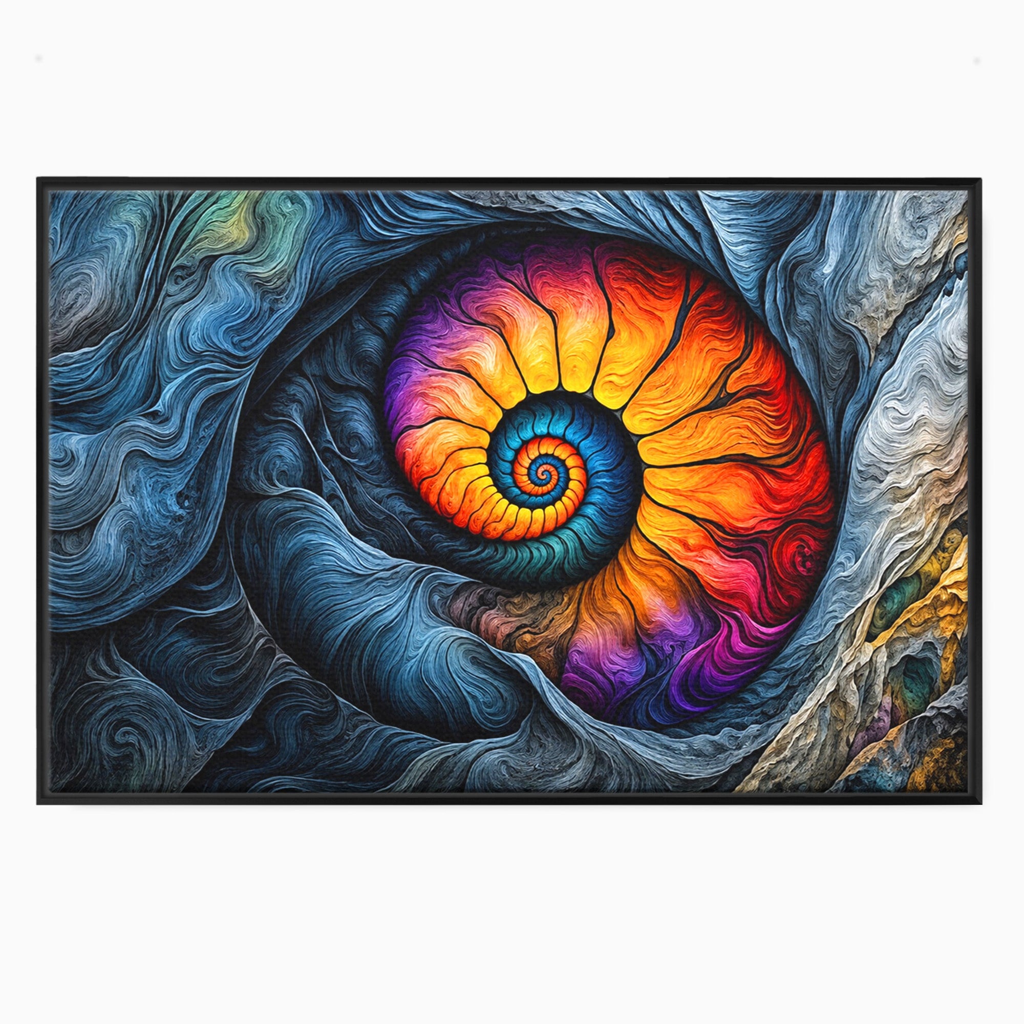 Tablou Canvas Premium LuxCanva® C1367, Spirala Infinitului, Spirala, Abstract, Mister, Vise, Dormitor, Living, Culori Vibrante