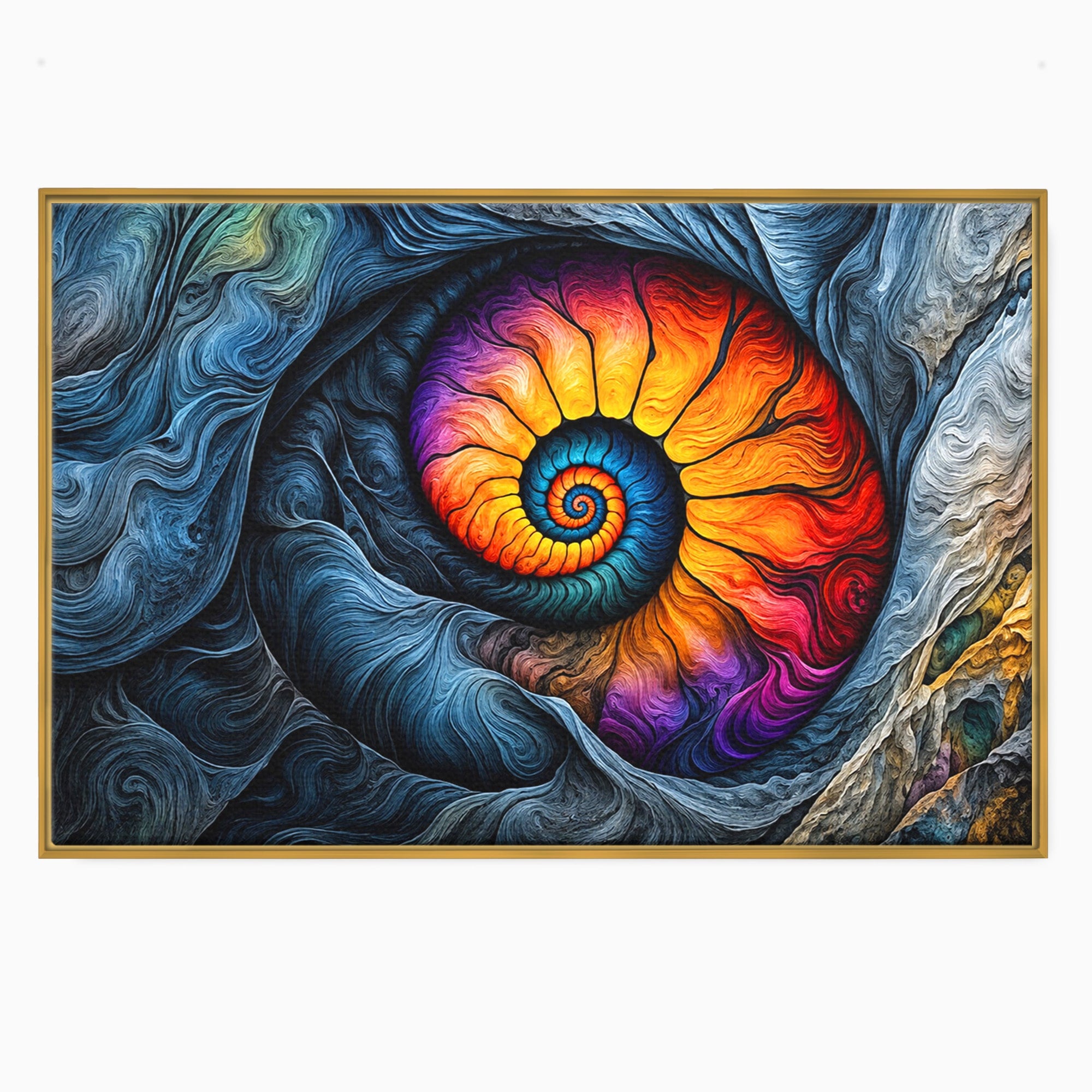 Tablou Canvas Premium LuxCanva® C1367, Spirala Infinitului, Spirala, Abstract, Mister, Vise, Dormitor, Living, Culori Vibrante