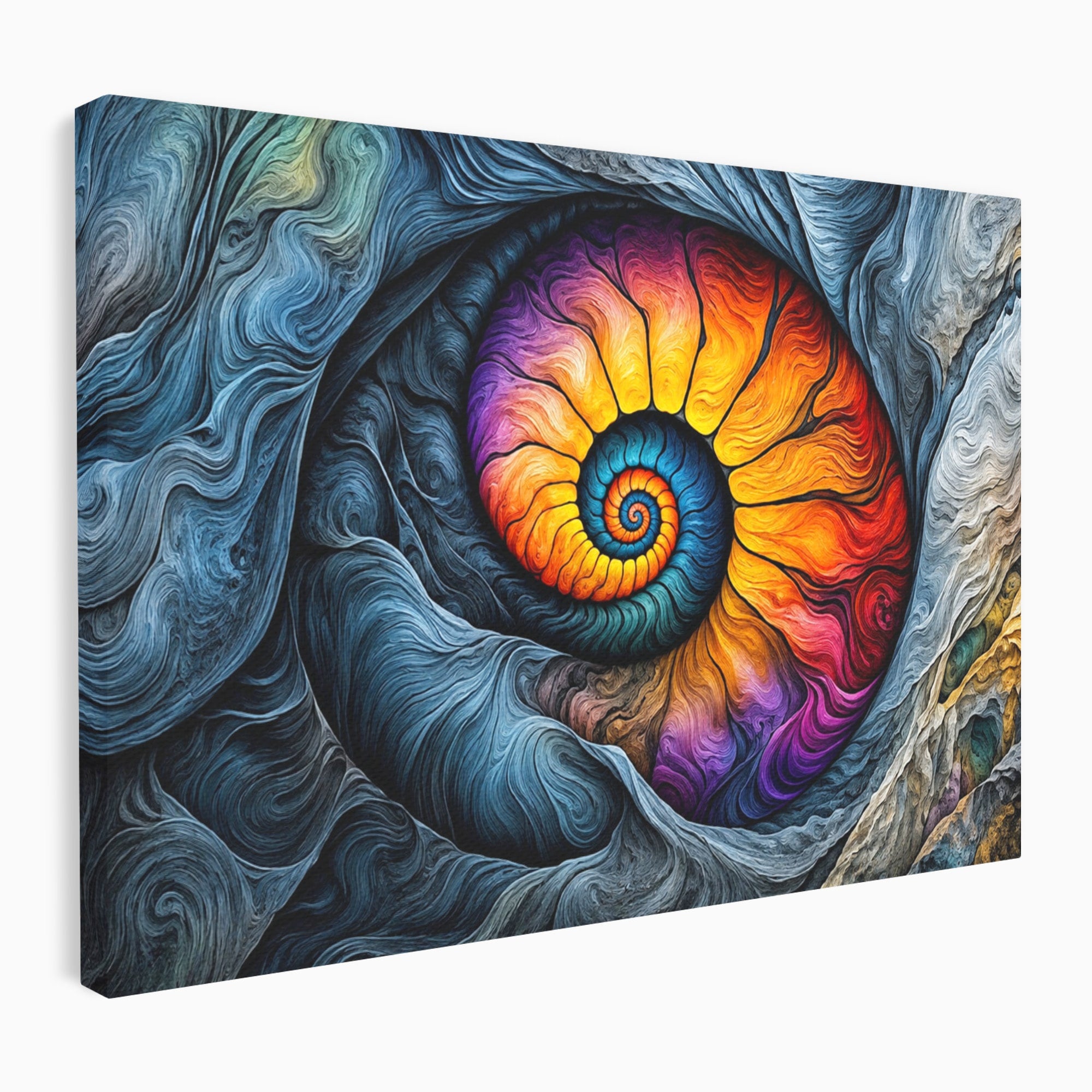 Tablou Canvas Premium LuxCanva® C1367, Spirala Infinitului, Spirala, Abstract, Mister, Vise, Dormitor, Living, Culori Vibrante
