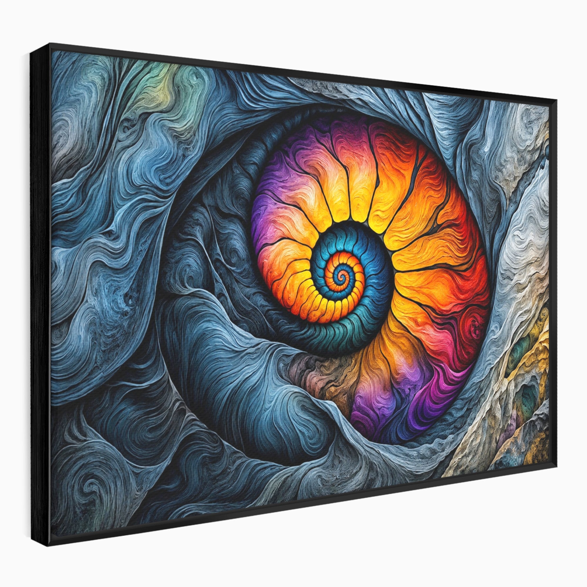 Tablou Canvas Premium LuxCanva® C1367, Spirala Infinitului, Spirala, Abstract, Mister, Vise, Dormitor, Living, Culori Vibrante