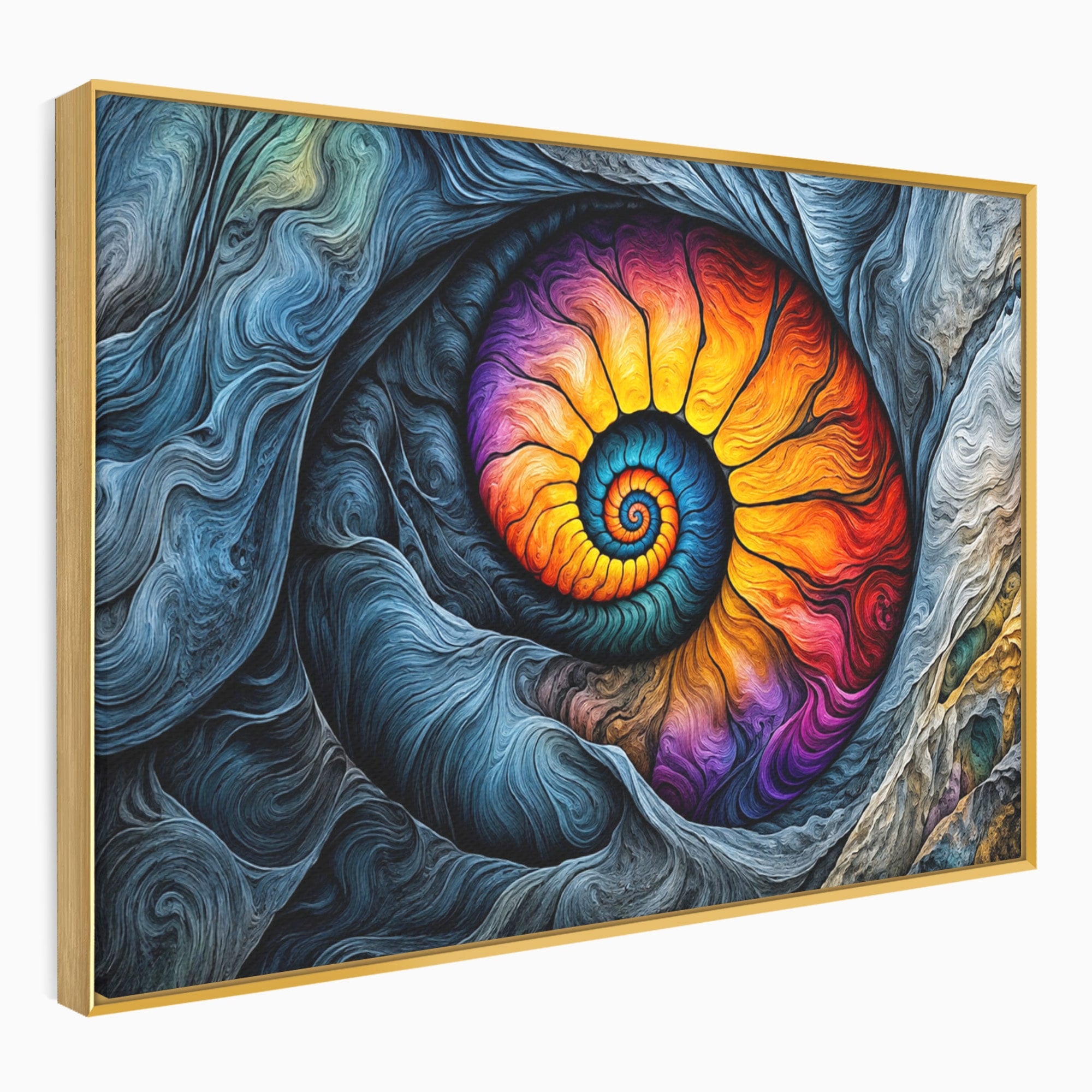 Tablou Canvas Premium LuxCanva® C1367, Spirala Infinitului, Spirala, Abstract, Mister, Vise, Dormitor, Living, Culori Vibrante