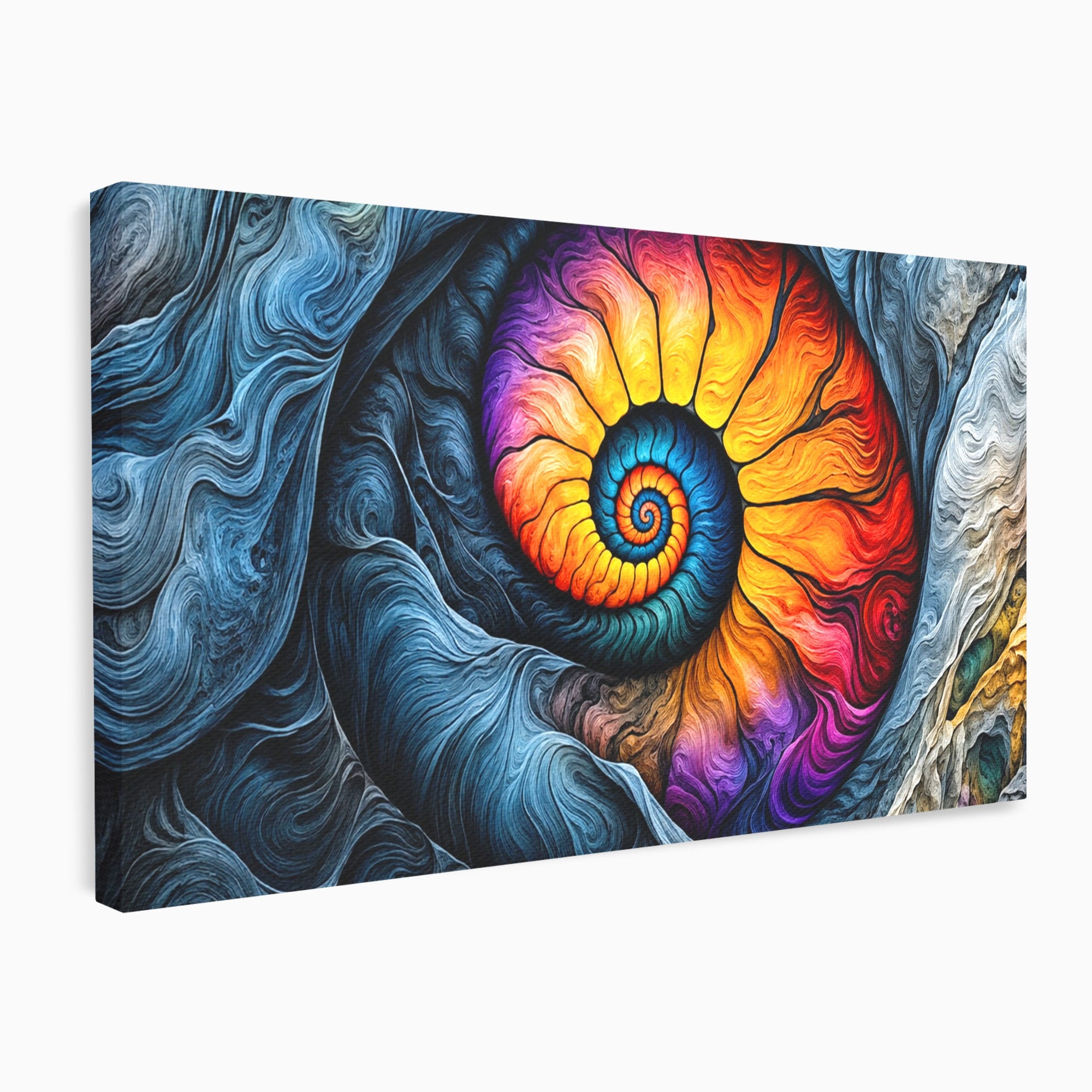 Tablou Canvas Premium LuxCanva® C1367, Spirala Infinitului, Spirala, Abstract, Mister, Vise, Dormitor, Living, Culori Vibrante