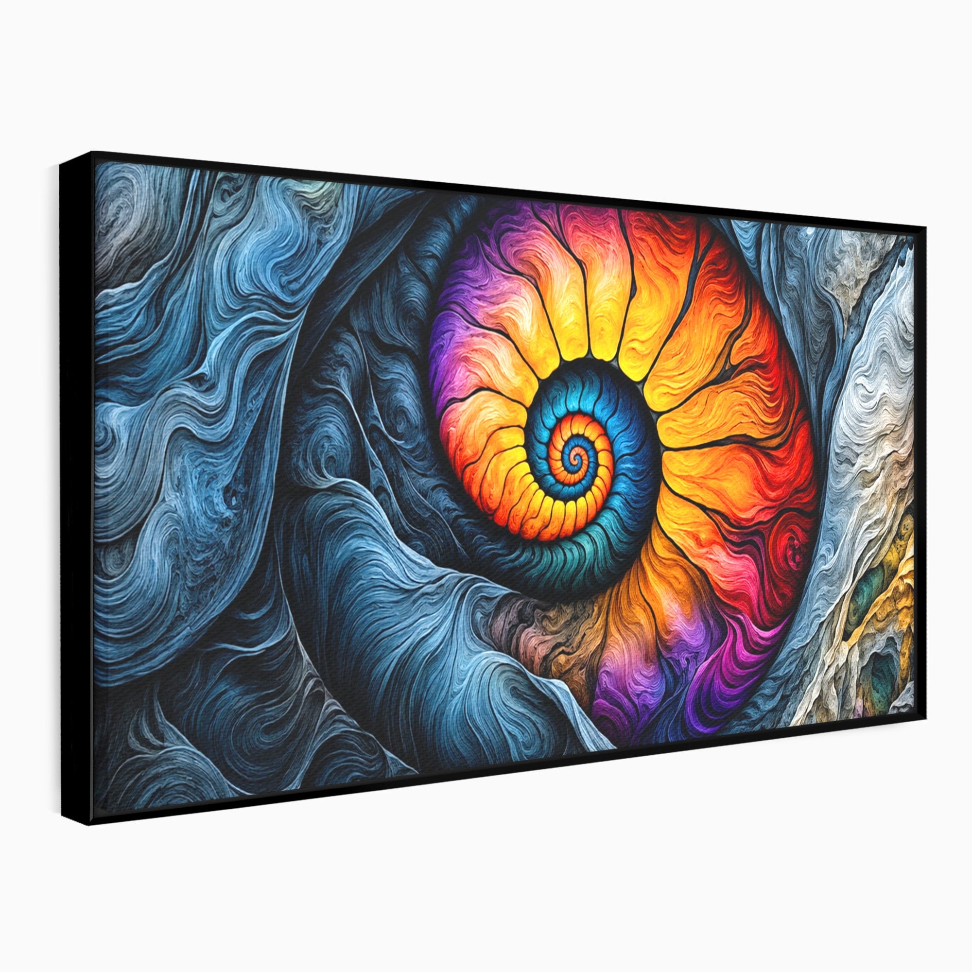 Tablou Canvas Premium LuxCanva® C1367, Spirala Infinitului, Spirala, Abstract, Mister, Vise, Dormitor, Living, Culori Vibrante