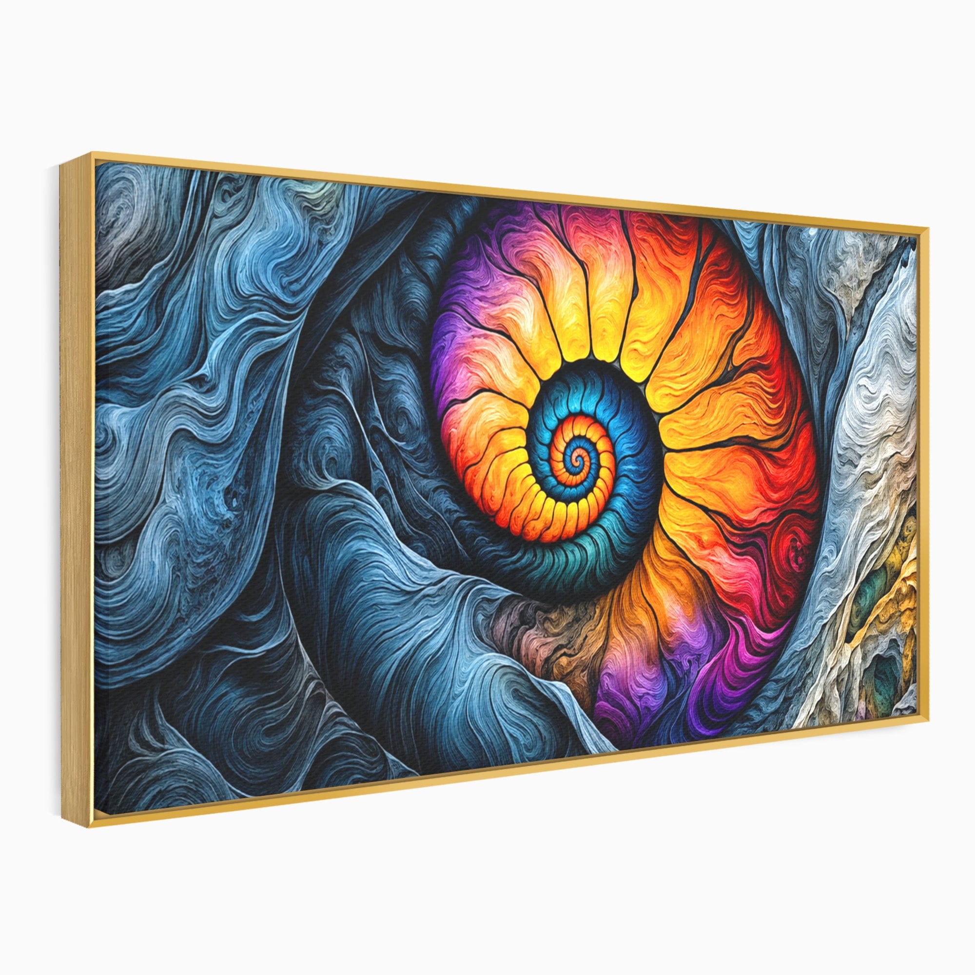 Tablou Canvas Premium LuxCanva® C1367, Spirala Infinitului, Spirala, Abstract, Mister, Vise, Dormitor, Living, Culori Vibrante