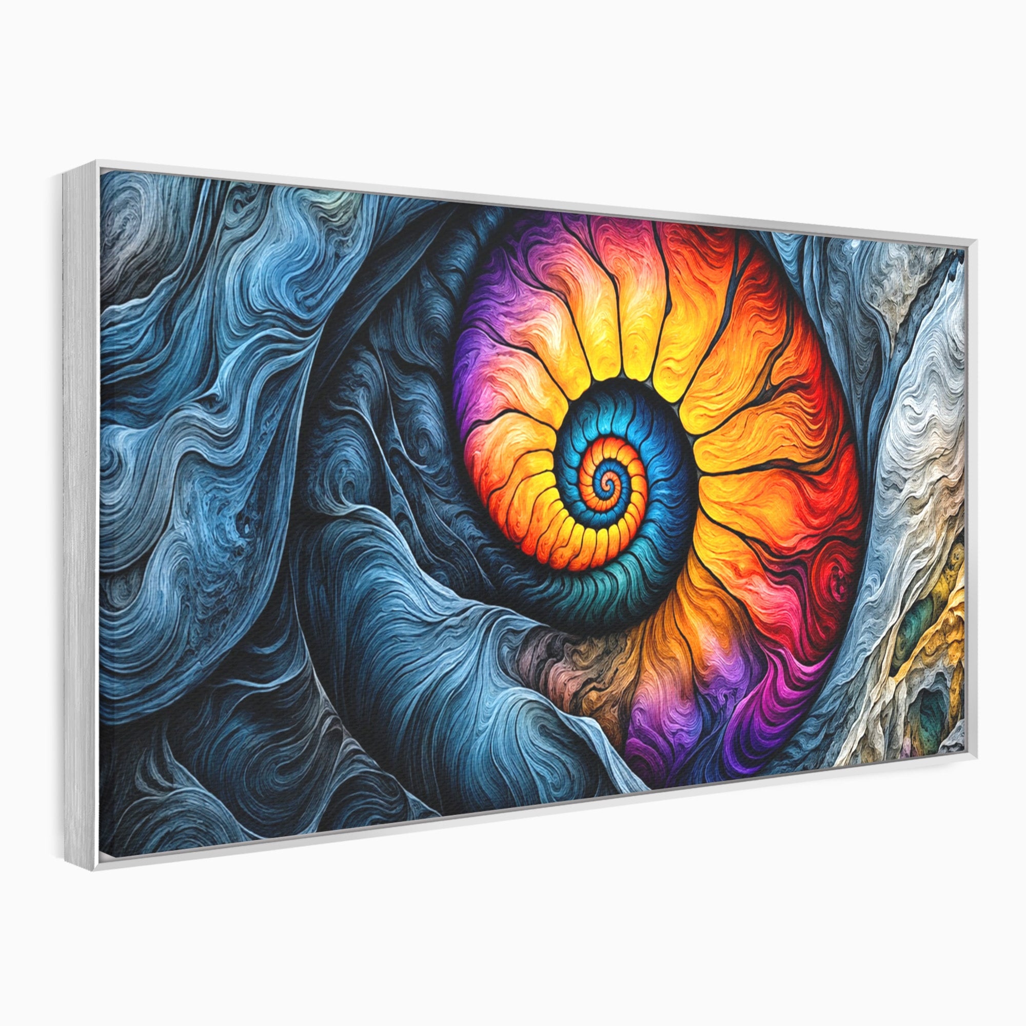 Tablou Canvas Premium LuxCanva® C1367, Spirala Infinitului, Spirala, Abstract, Mister, Vise, Dormitor, Living, Culori Vibrante