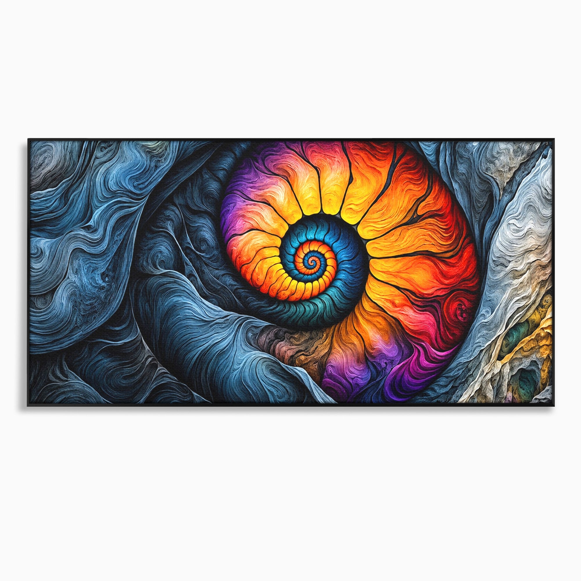 Tablou Canvas Premium LuxCanva® C1367, Spirala Infinitului, Spirala, Abstract, Mister, Vise, Dormitor, Living, Culori Vibrante