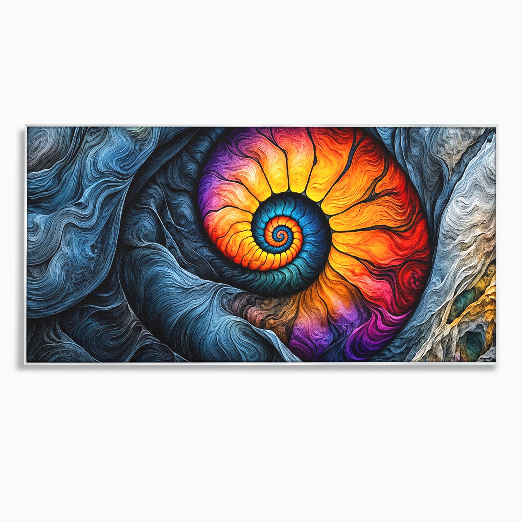 Tablou Canvas Premium LuxCanva® C1367, Spirala Infinitului, Spirala, Abstract, Mister, Vise, Dormitor, Living, Culori Vibrante