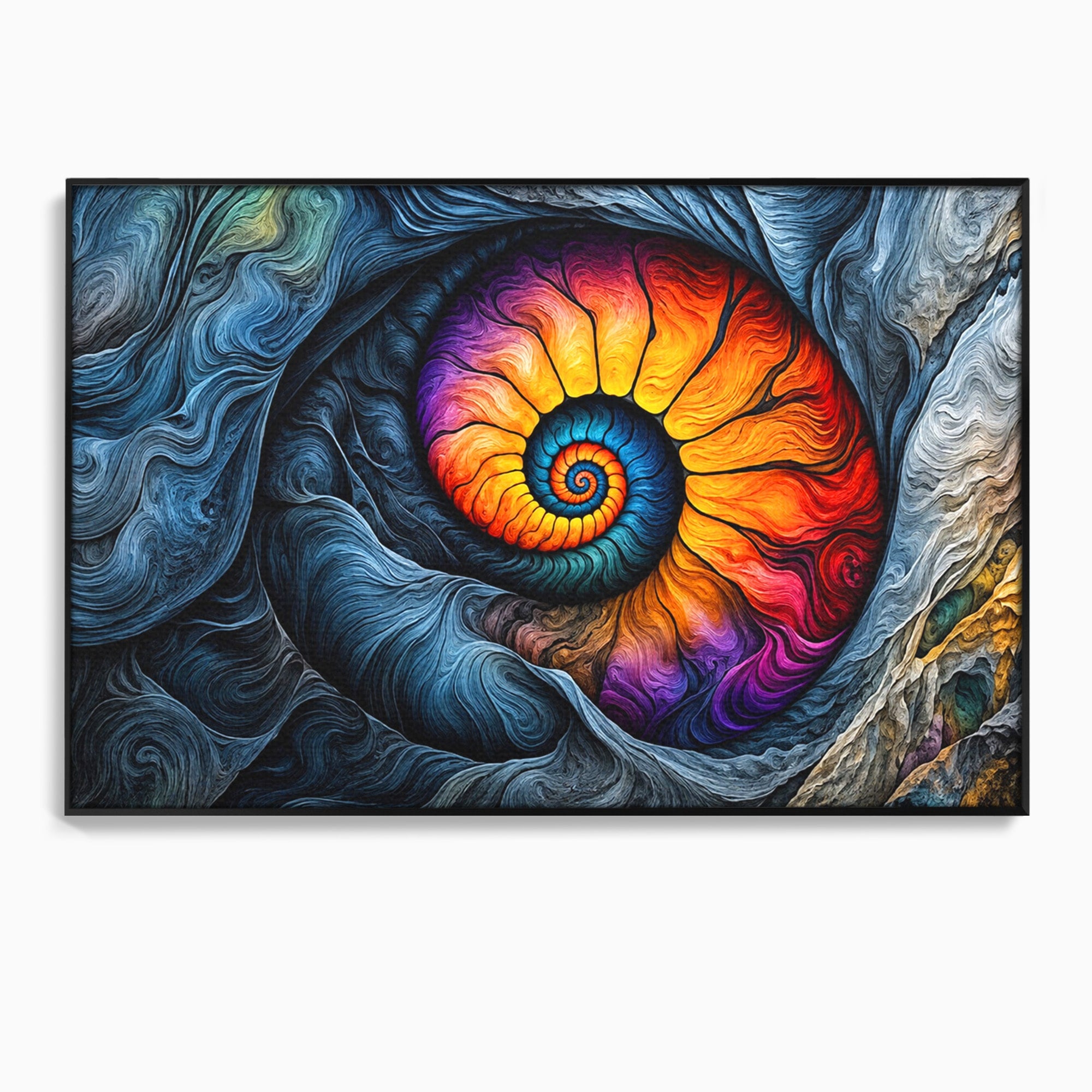 Tablou Canvas Premium LuxCanva® C1367, Spirala Infinitului, Spirala, Abstract, Mister, Vise, Dormitor, Living, Culori Vibrante