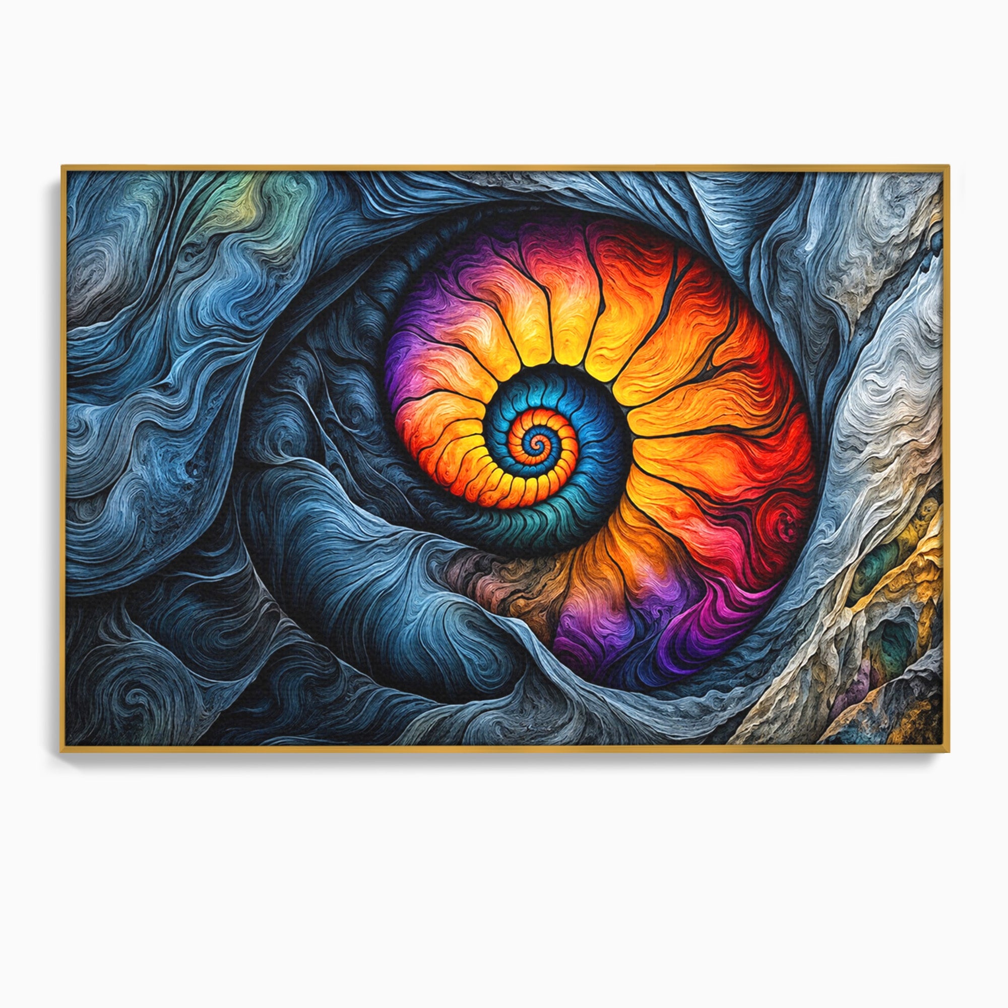 Tablou Canvas Premium LuxCanva® C1367, Spirala Infinitului, Spirala, Abstract, Mister, Vise, Dormitor, Living, Culori Vibrante