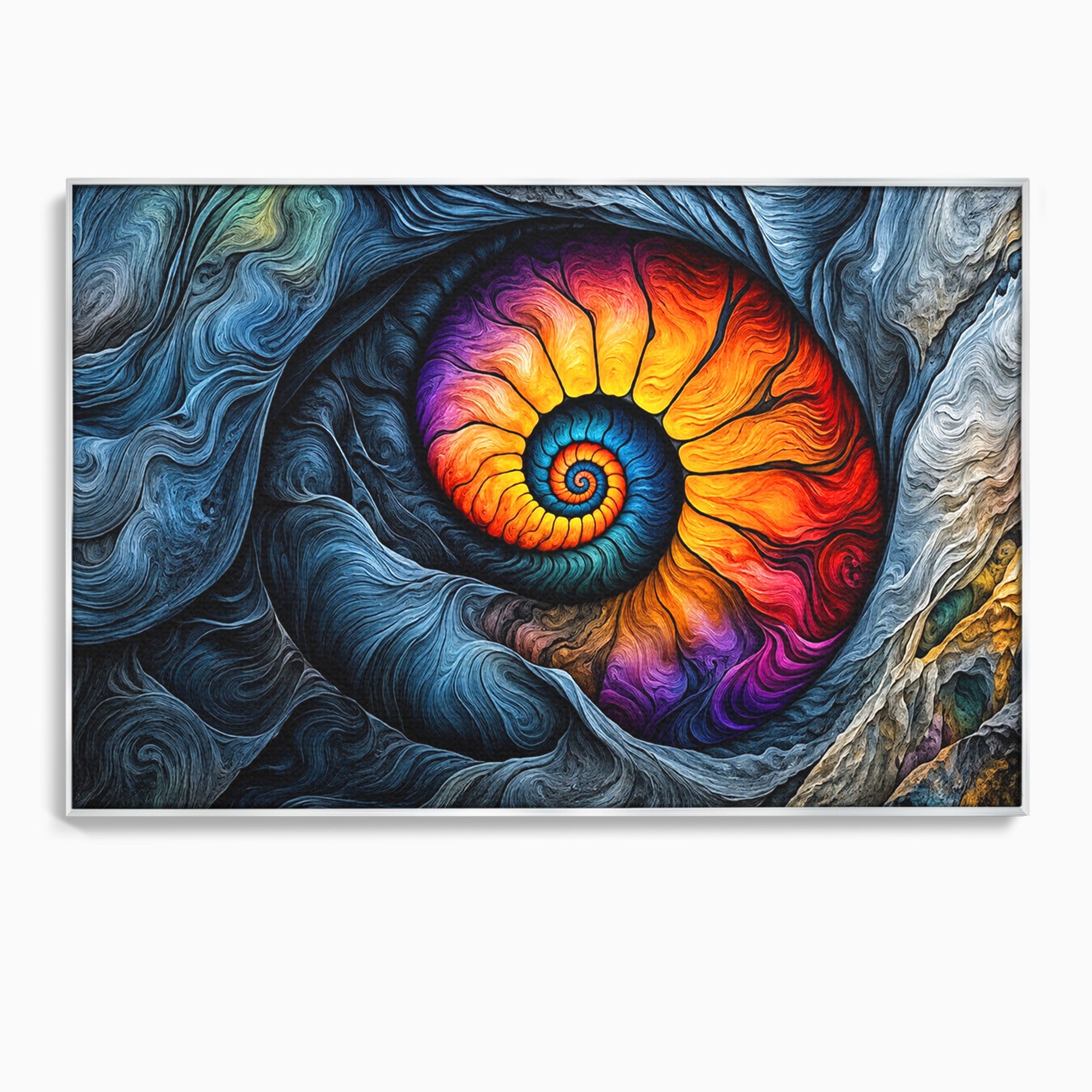Tablou Canvas Premium LuxCanva® C1367, Spirala Infinitului, Spirala, Abstract, Mister, Vise, Dormitor, Living, Culori Vibrante