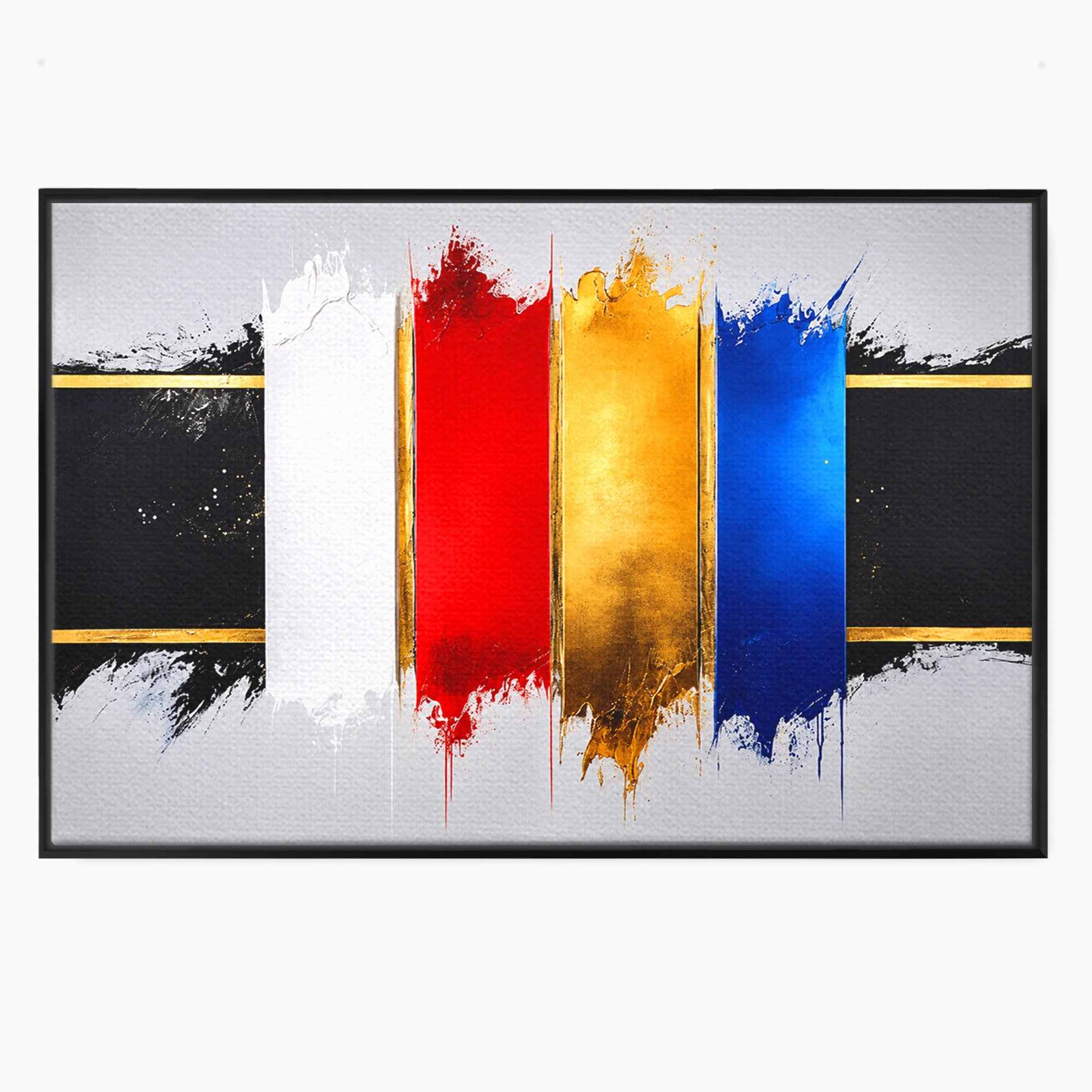 Tablou Canvas Premium LuxCanva® C1368, Armonie Abstracta, Abstract, Arta, Modern, Living, Birou, Culori Vibrante
