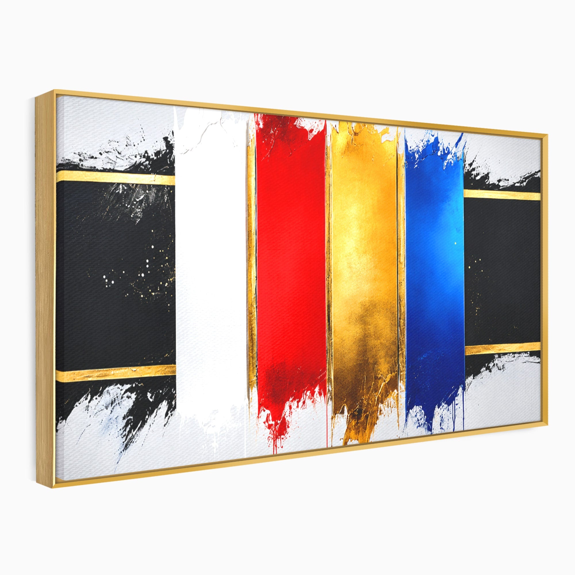 Tablou Canvas Premium LuxCanva® C1368, Armonie Abstracta, Abstract, Arta, Modern, Living, Birou, Culori Vibrante