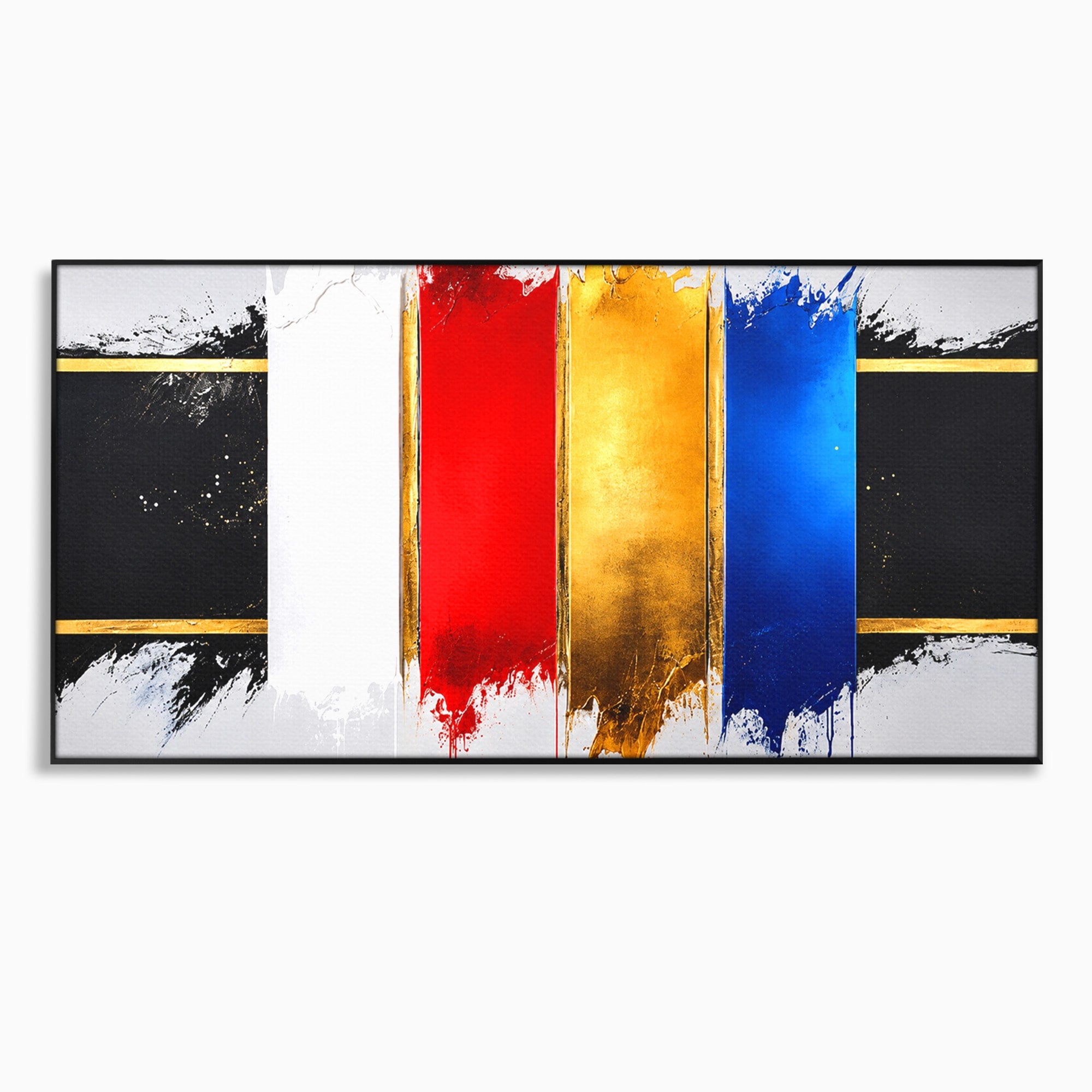 Tablou Canvas Premium LuxCanva® C1368, Armonie Abstracta, Abstract, Arta, Modern, Living, Birou, Culori Vibrante