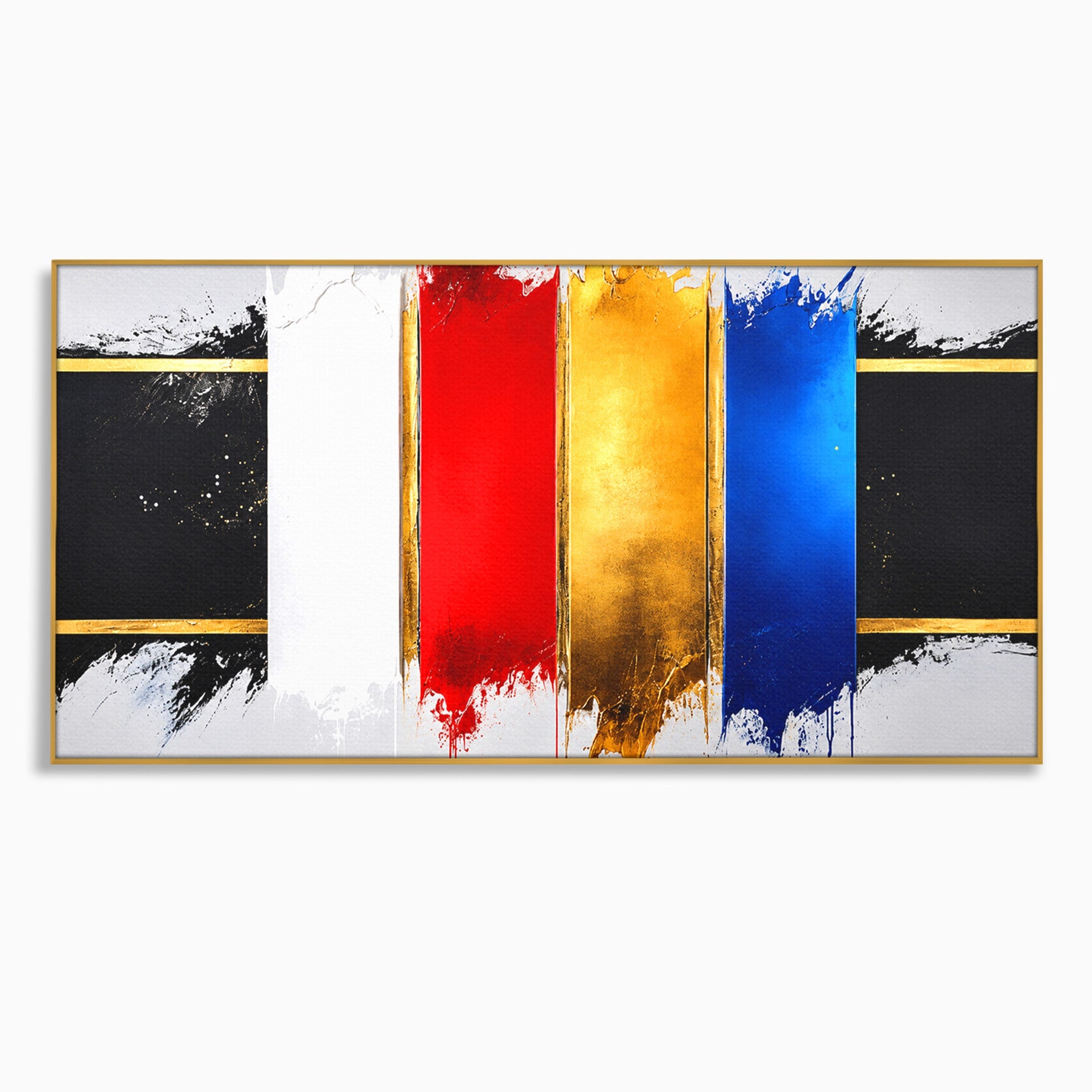Tablou Canvas Premium LuxCanva® C1368, Armonie Abstracta, Abstract, Arta, Modern, Living, Birou, Culori Vibrante