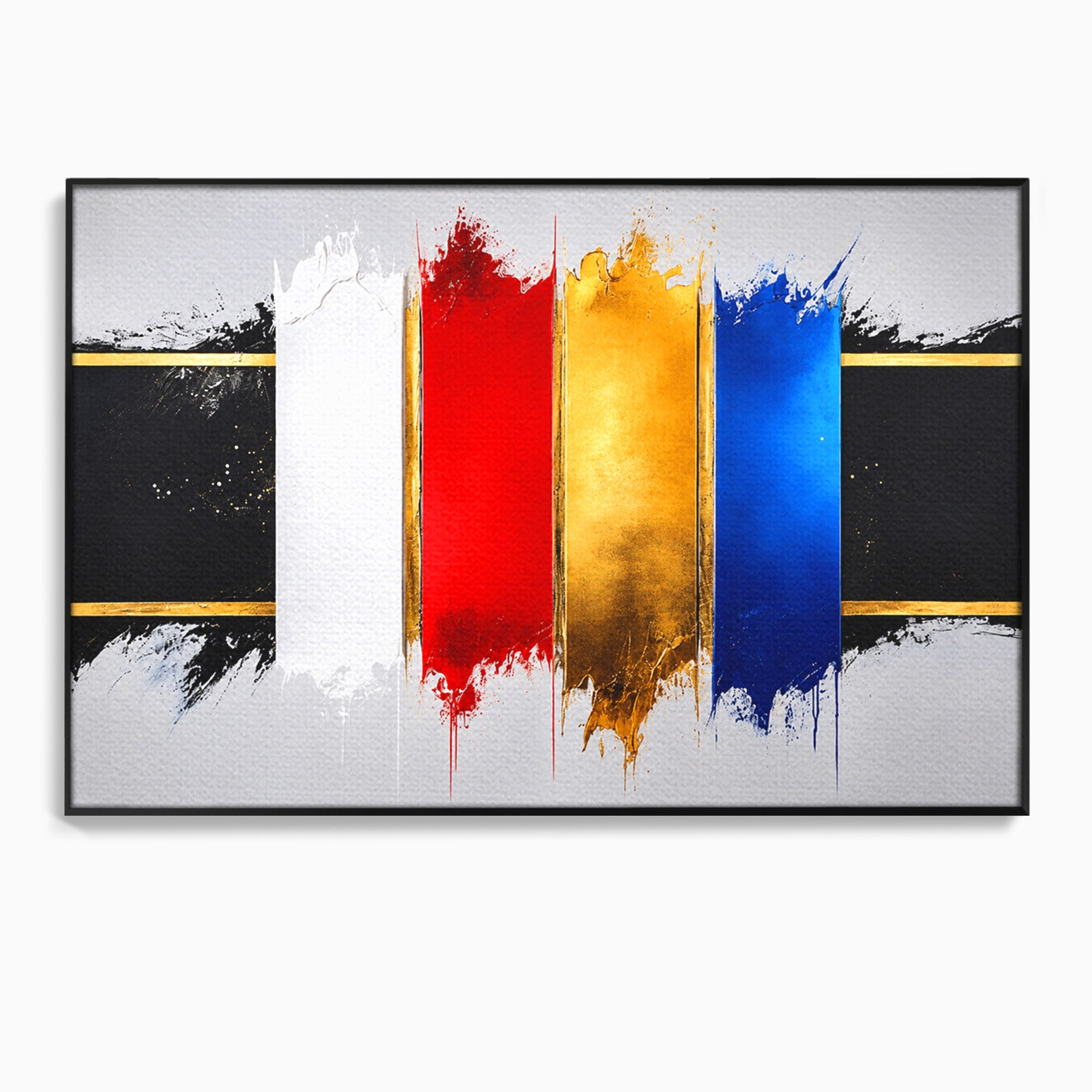 Tablou Canvas Premium LuxCanva® C1368, Armonie Abstracta, Abstract, Arta, Modern, Living, Birou, Culori Vibrante