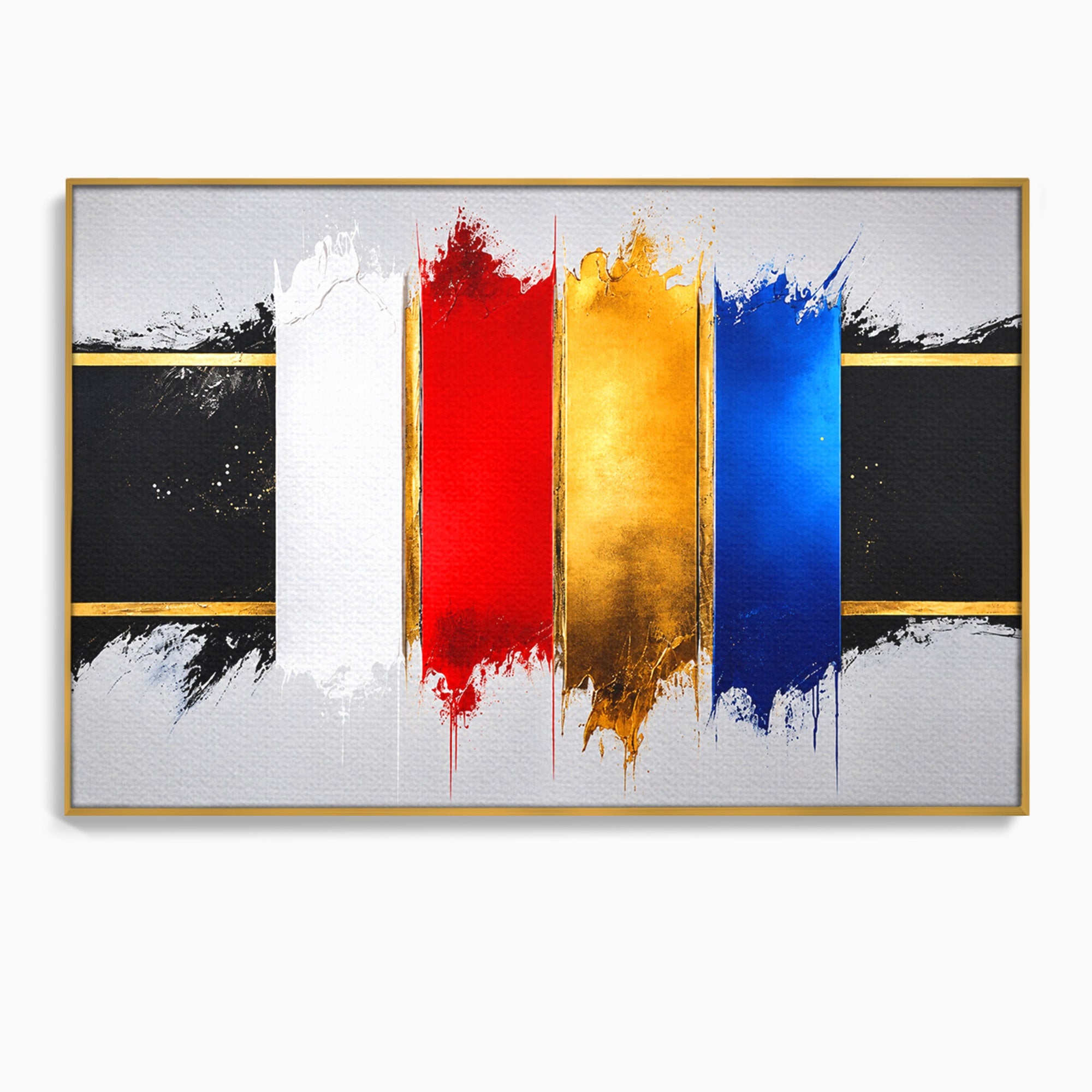Tablou Canvas Premium LuxCanva® C1368, Armonie Abstracta, Abstract, Arta, Modern, Living, Birou, Culori Vibrante