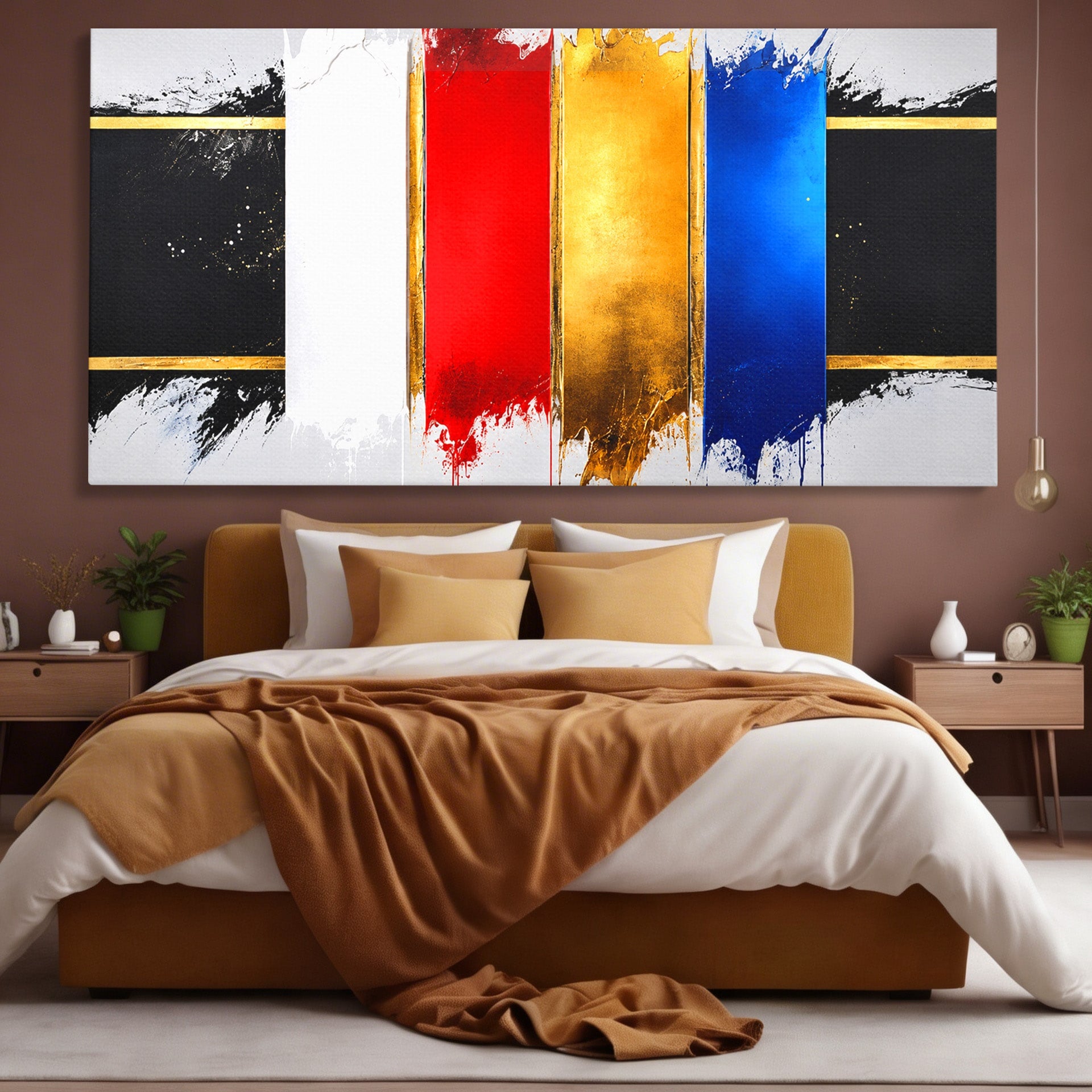 Tablou Canvas Premium LuxCanva® C1368, Armonie Abstracta, Abstract, Arta, Modern, Living, Birou, Culori Vibrante