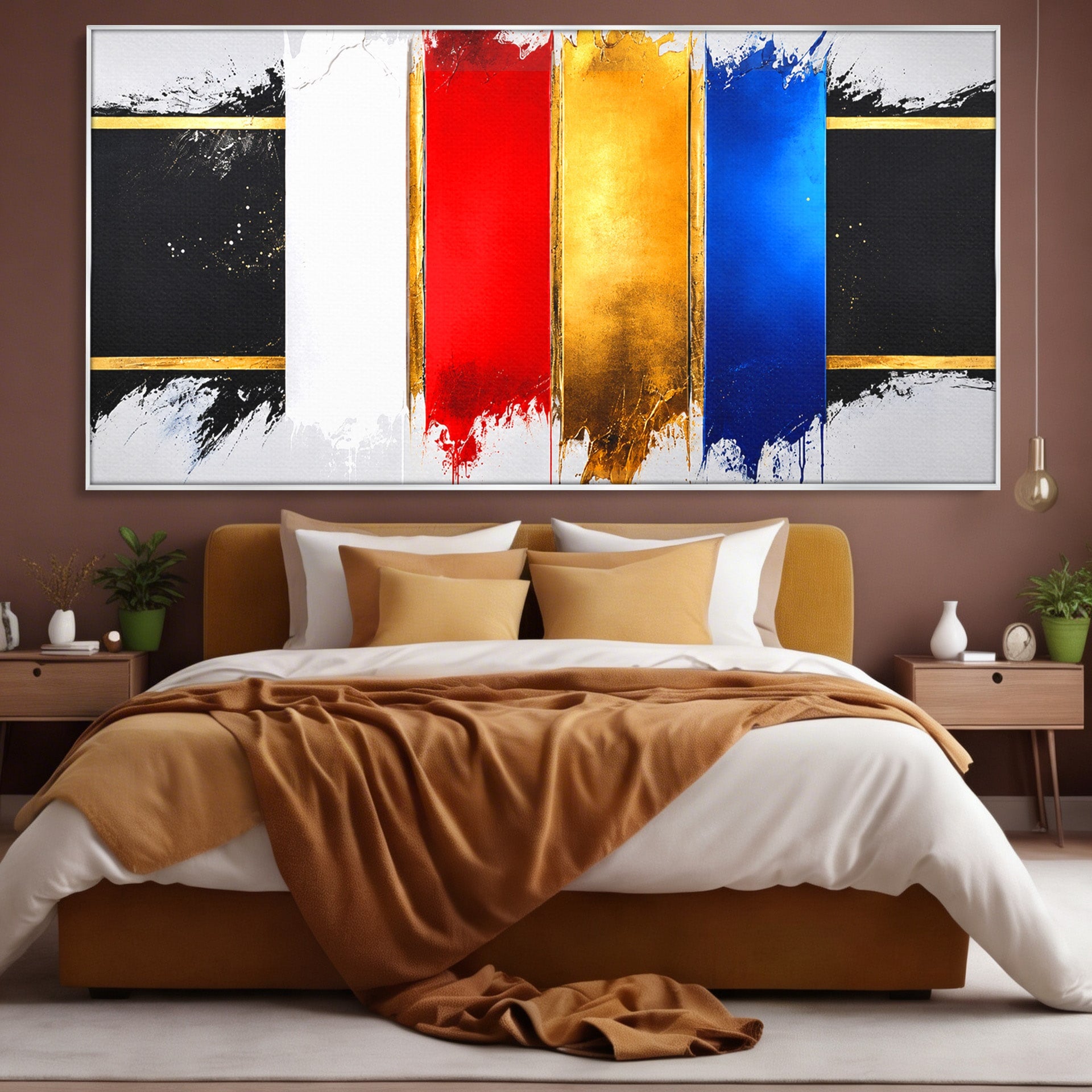 Tablou Canvas Premium LuxCanva® C1368, Armonie Abstracta, Abstract, Arta, Modern, Living, Birou, Culori Vibrante