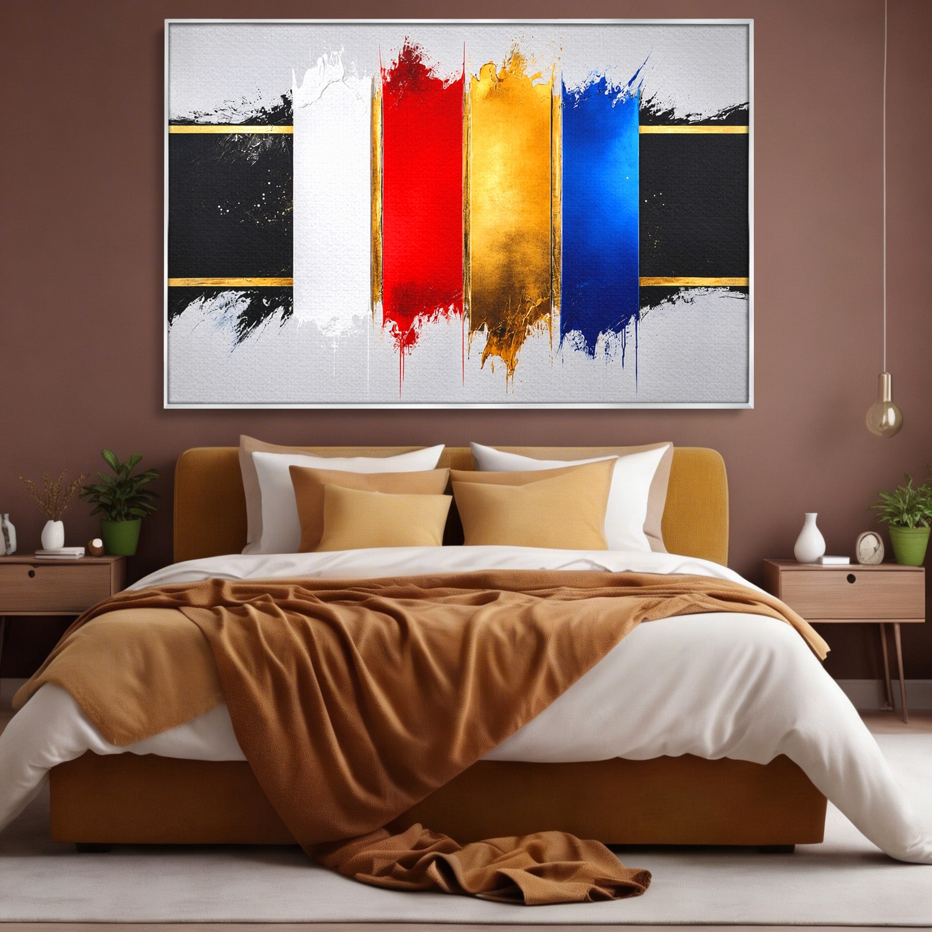 Tablou Canvas Premium LuxCanva® C1368, Armonie Abstracta, Abstract, Arta, Modern, Living, Birou, Culori Vibrante