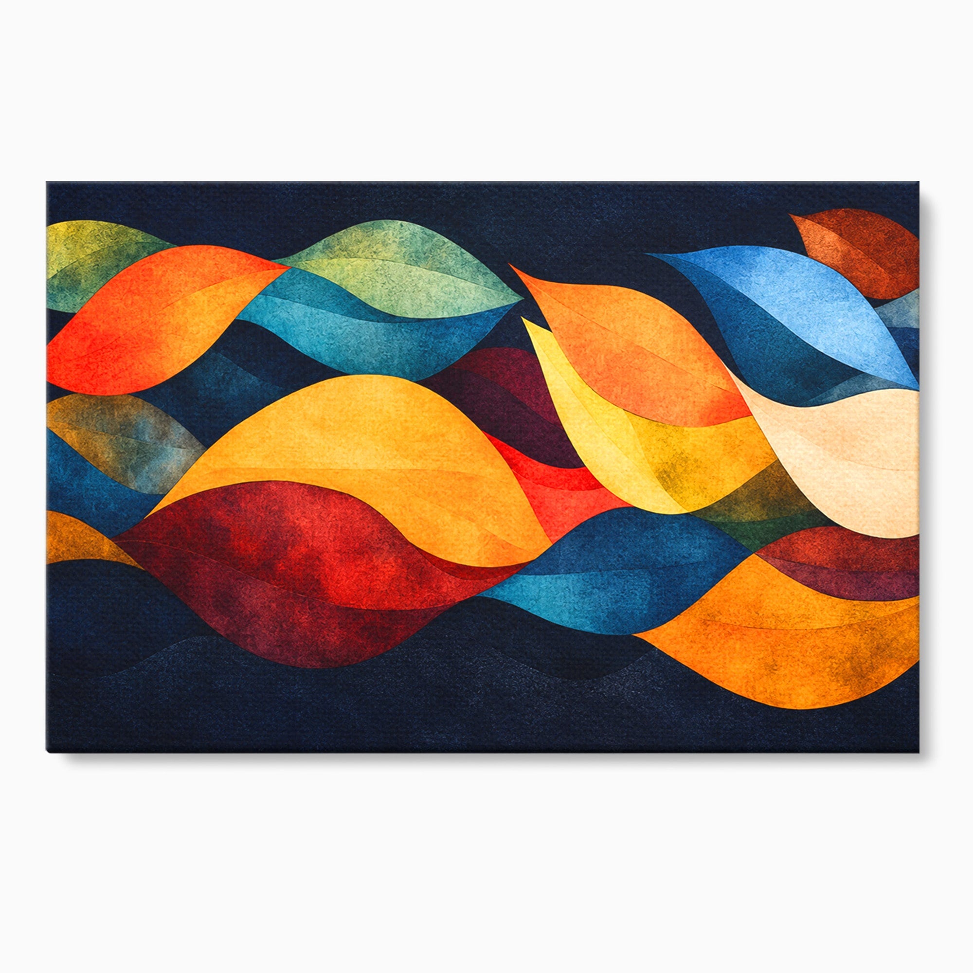Tablou Canvas Premium LuxCanva® C1369, Valuri Abstracte, Abstract, Valuri, Modern, Arta, Living, Culori Vibrante