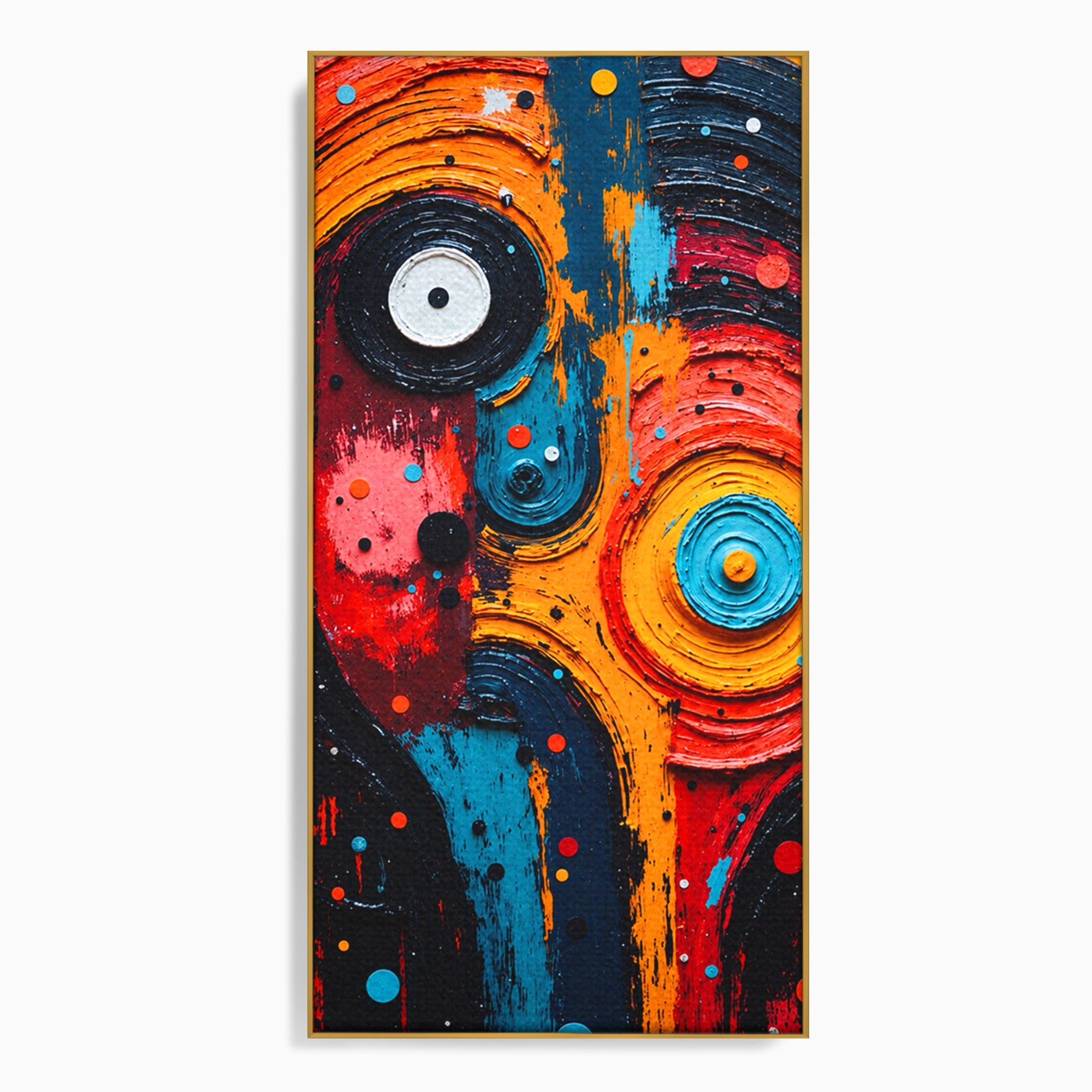 Tablou Canvas Premium LuxCanva® C1371, Fata Abstracta, Abstract, Portret, Modern, Arta, Living, Culori Vibrante
