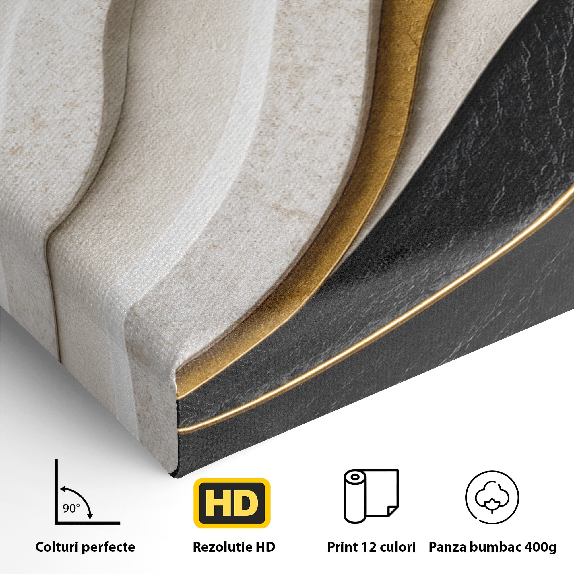 Tablou Canvas Premium LuxCanva® C1373, Armonie Abstracta, Abstract, Modern, Arta, Birou, Living, Culori Vibrante